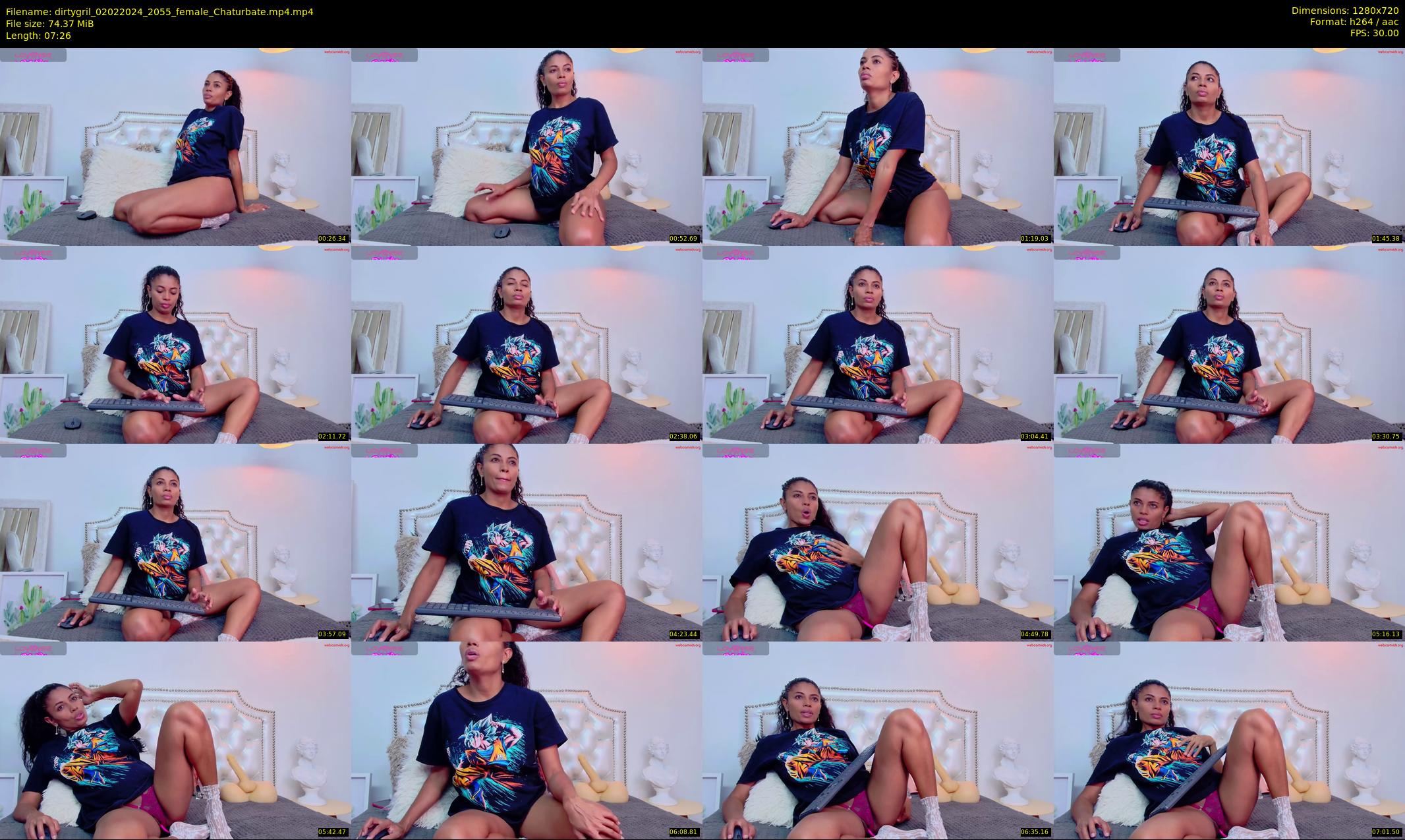 dirtygril — 8 minute Chaturbate female cam show recording, 720p, Feb 2, 2024