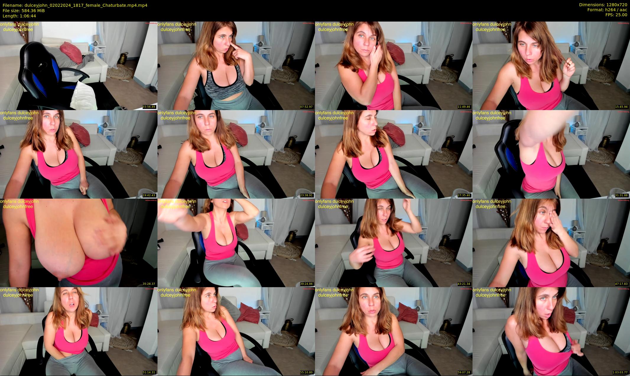dulceyjohn — 67 minute Chaturbate female cam show recording, 720p, Feb 2, 2024