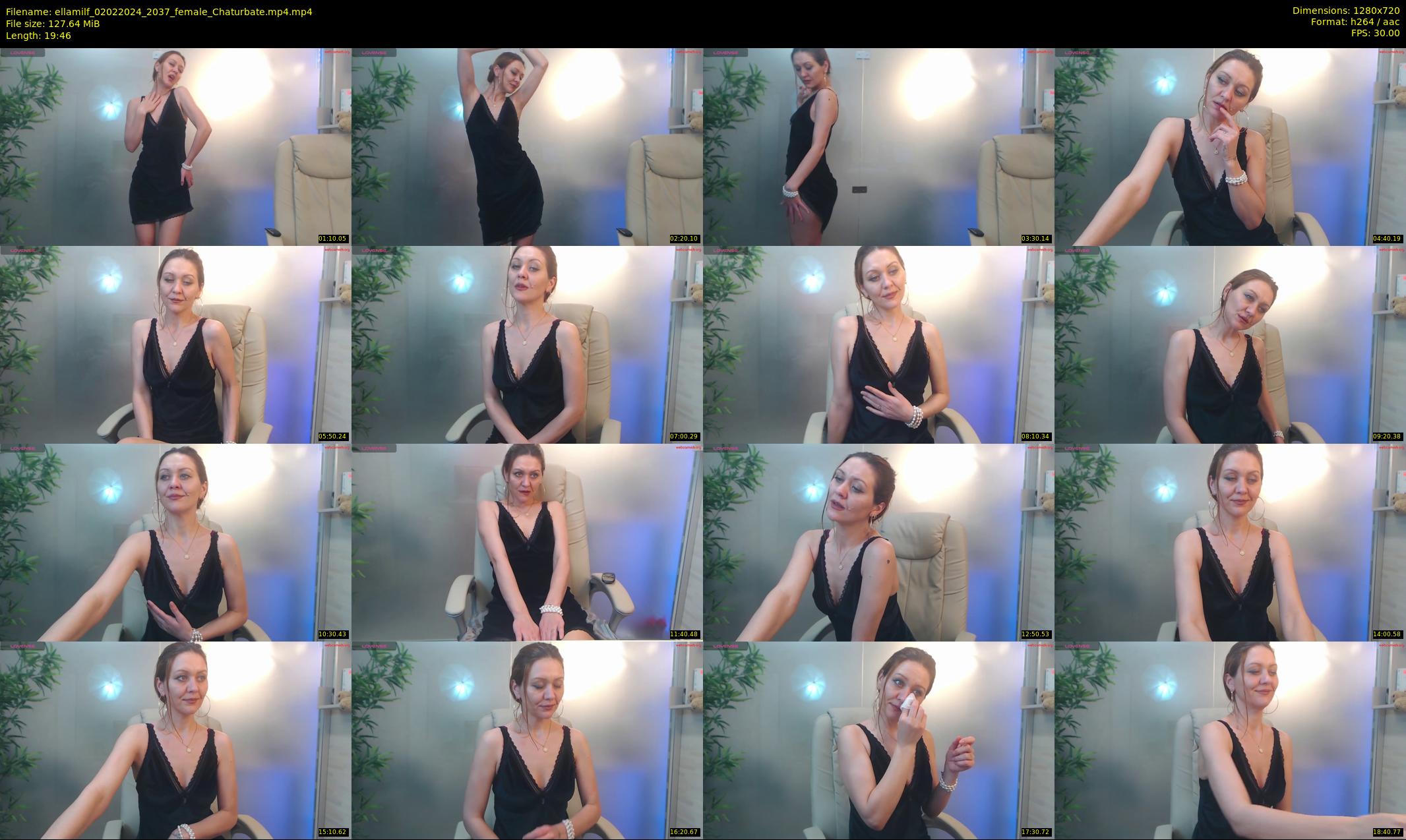 ellamilf — 20 minute Chaturbate female cam show recording, 720p, Feb 2, 2024