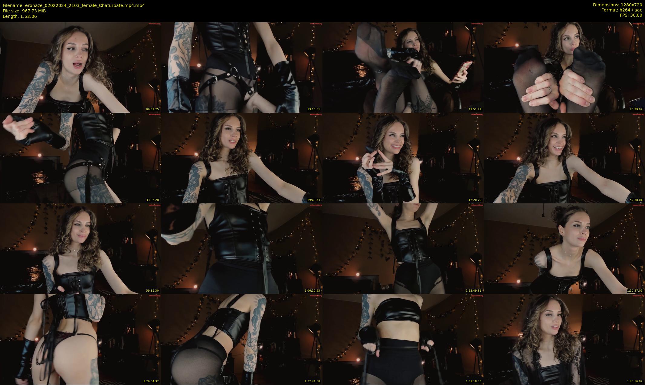 erohaze — 113 minute Chaturbate female cam show recording, 720p, Feb 2, 2024