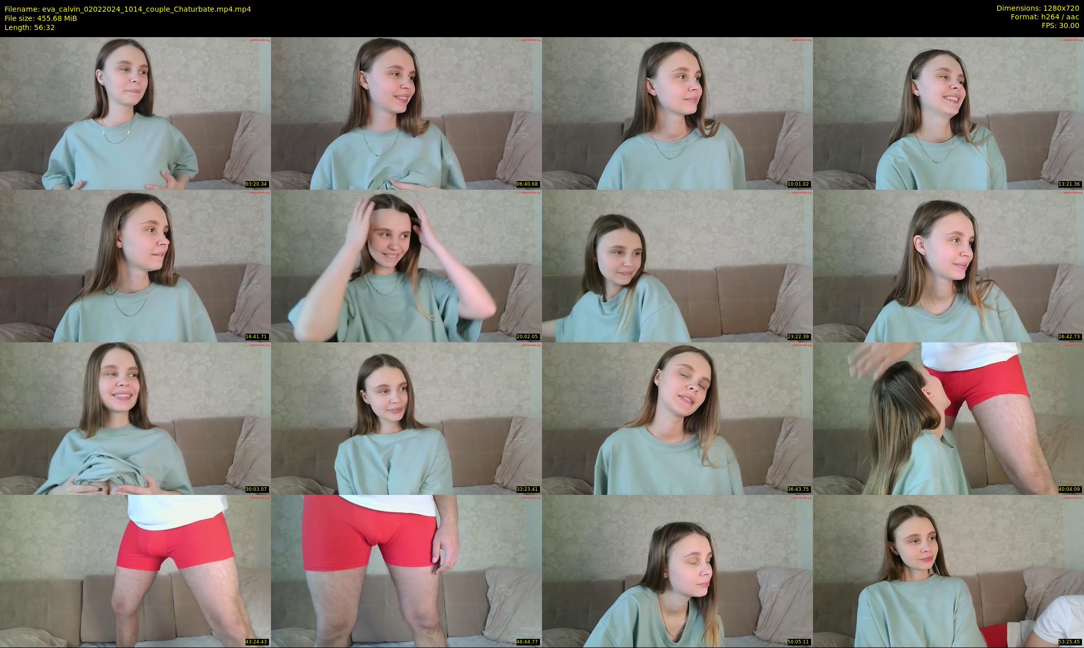 eva_calvin — 57 minute Chaturbate couple cam show recording, 720p, Feb 2, 2024