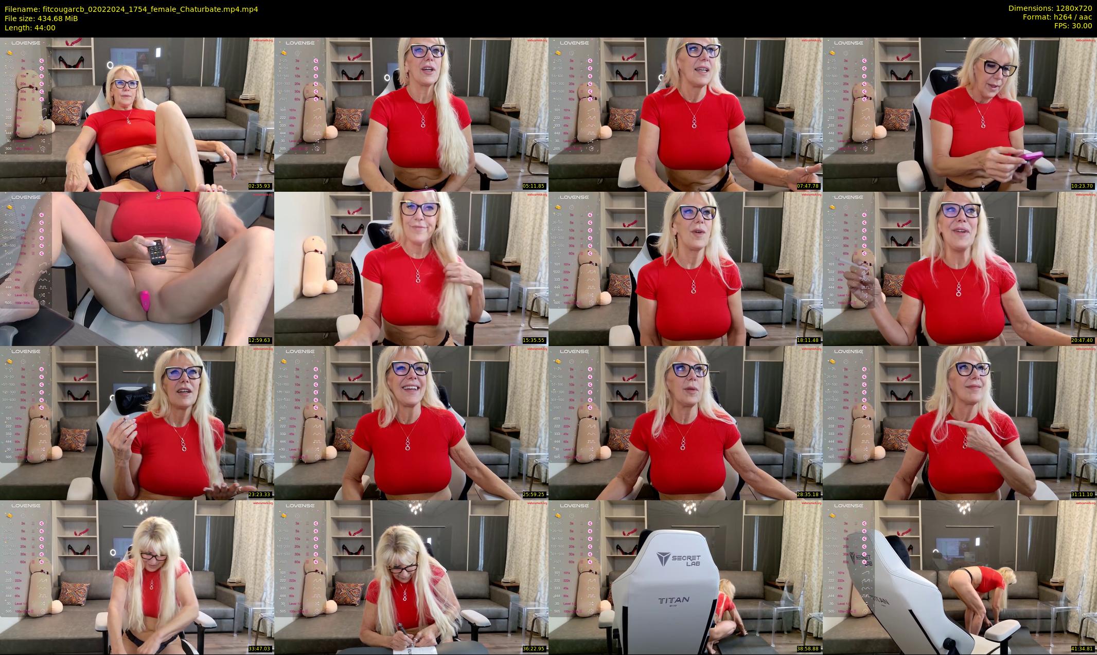 fitcougarcb — 44 minute Chaturbate female cam show recording, 720p, Feb 2, 2024