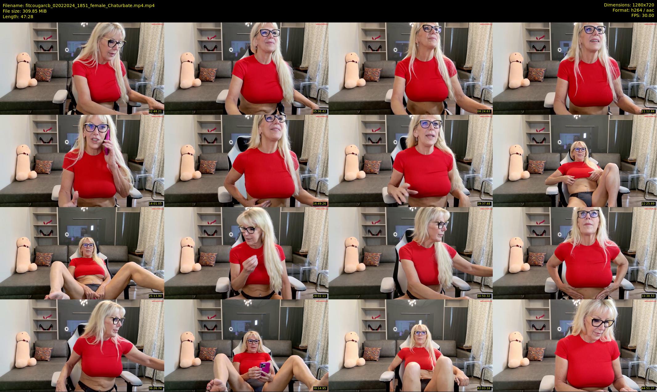 fitcougarcb — 48 minute Chaturbate female cam show recording, 720p, Feb 2, 2024