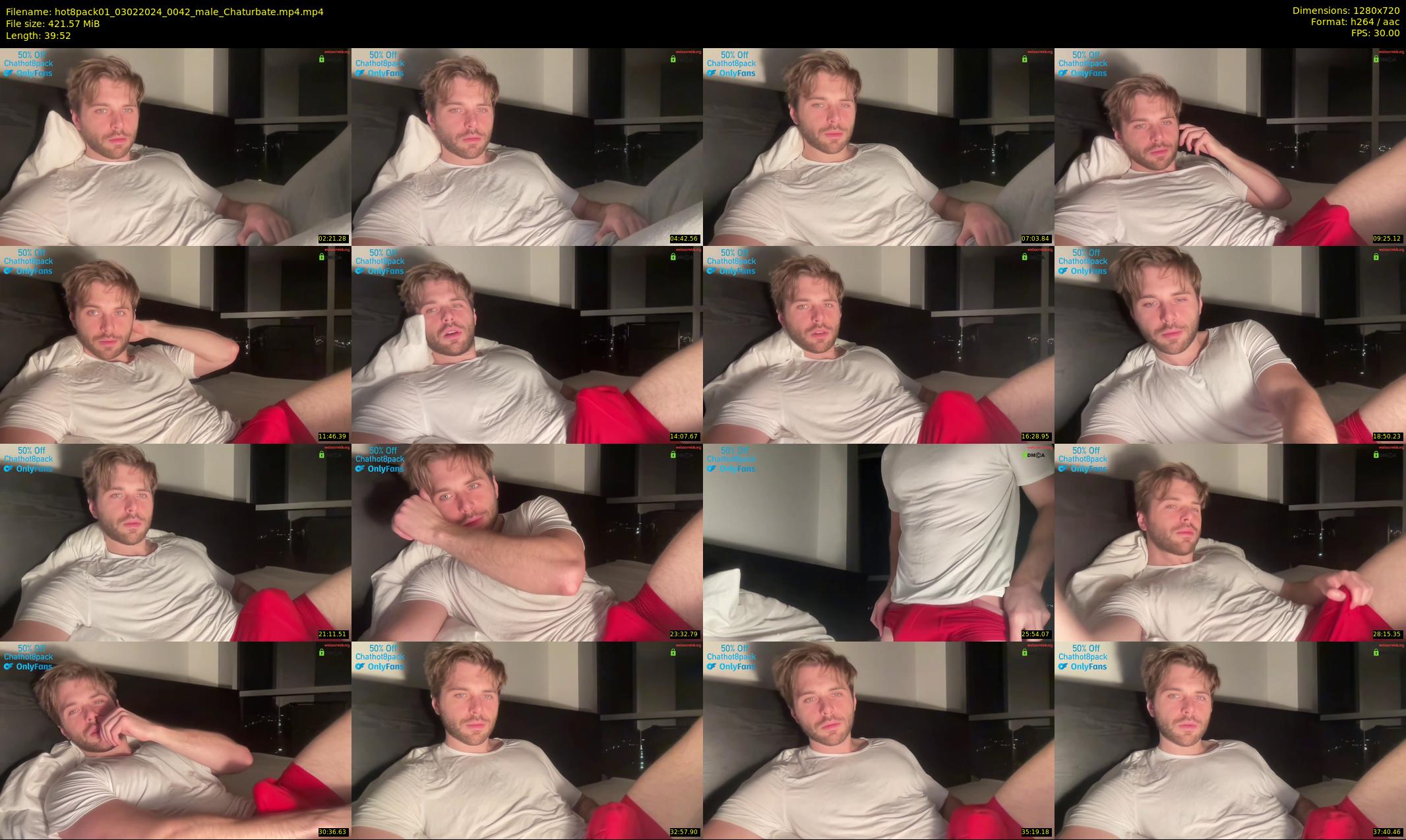 hot8pack01 — 40 minute Chaturbate male cam show recording, 720p, Feb 3, 2024