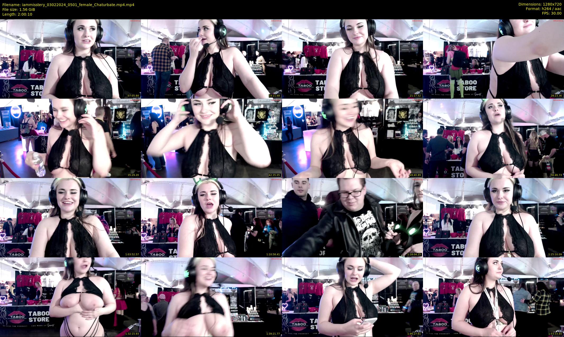 iammisstery — 121 minute Chaturbate female cam show recording, 720p, Feb 3, 2024