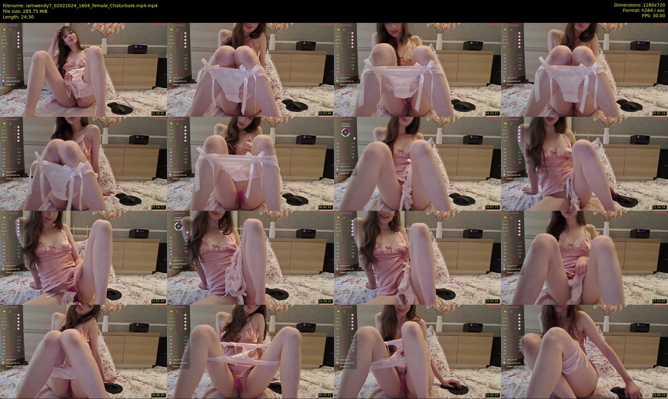 iamwendy7 — 25 minute Chaturbate female cam show recording, 720p, Feb 2, 2024