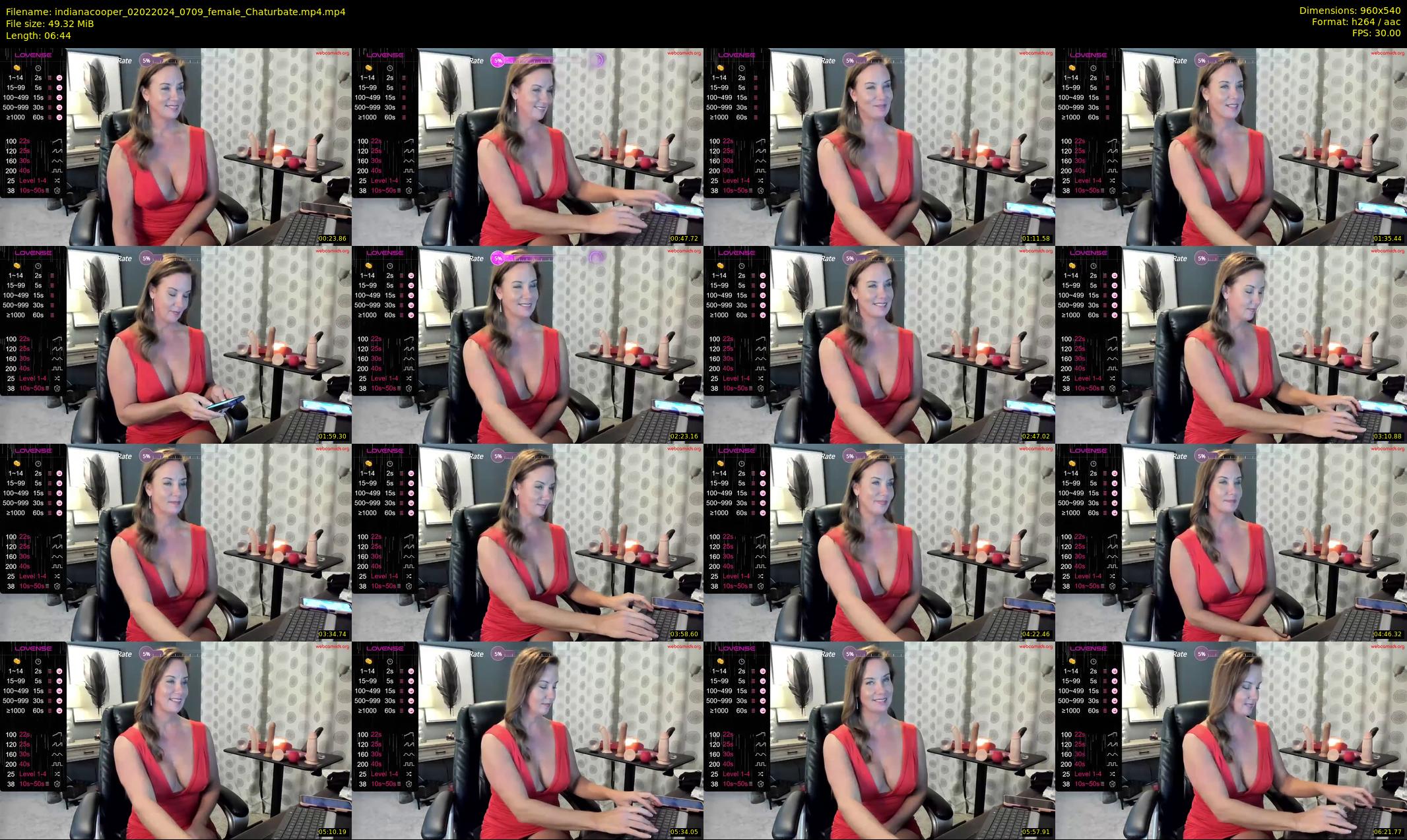 indianacooper — 7 minute Chaturbate female cam show recording, 480p, Feb 2, 2024