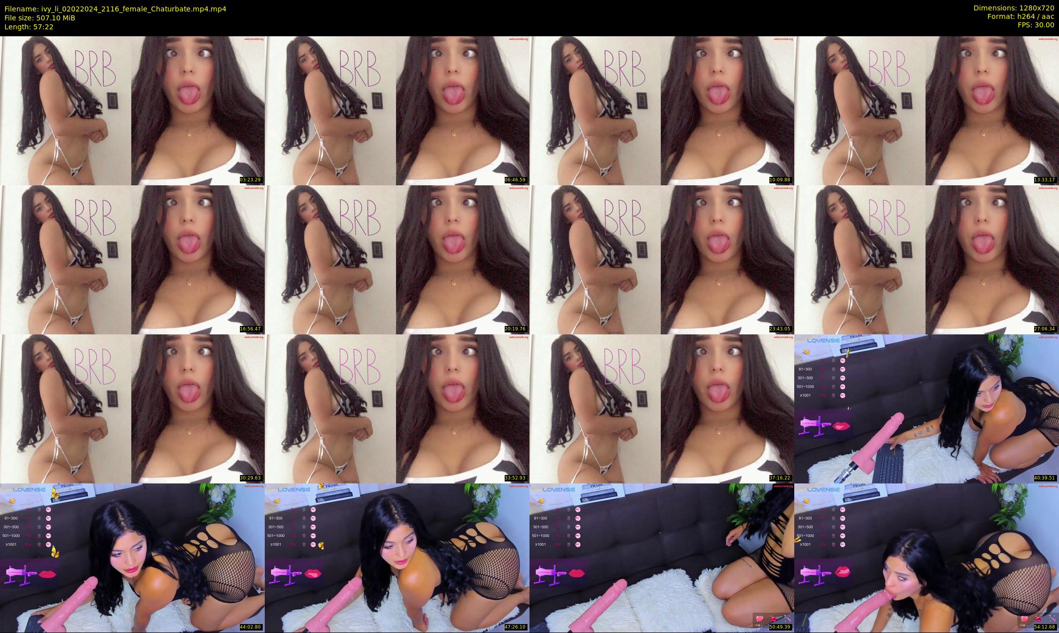 ivy_li — 58 minute Chaturbate female cam show recording, 720p, Feb 2, 2024