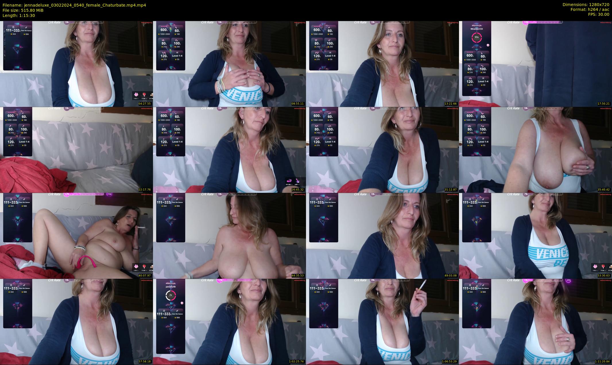 jennadeluxe — 76 minute Chaturbate female cam show recording, 720p, Feb 3, 2024