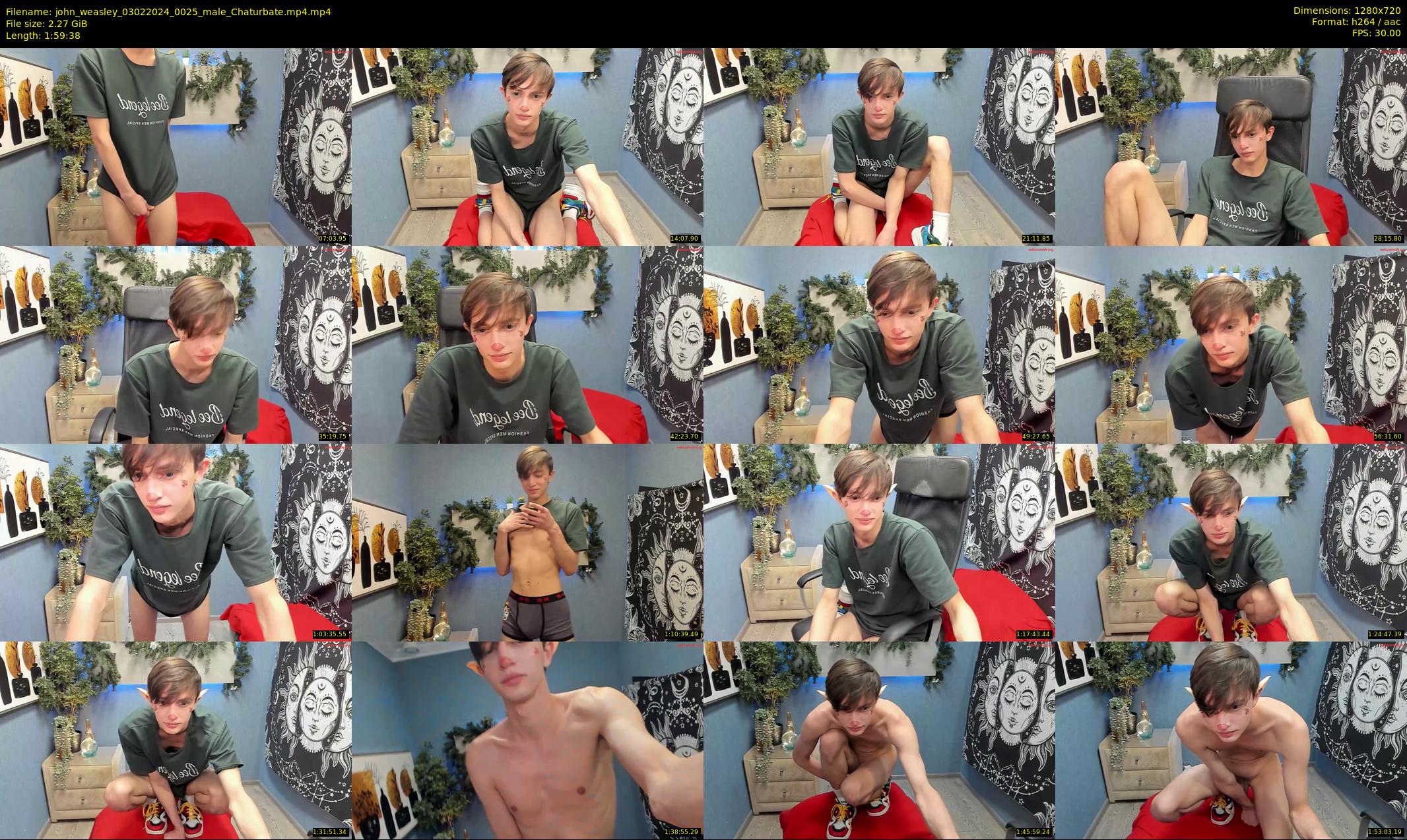 john_weasley — 120 minute Chaturbate male cam show recording, 720p, Feb 3, 2024