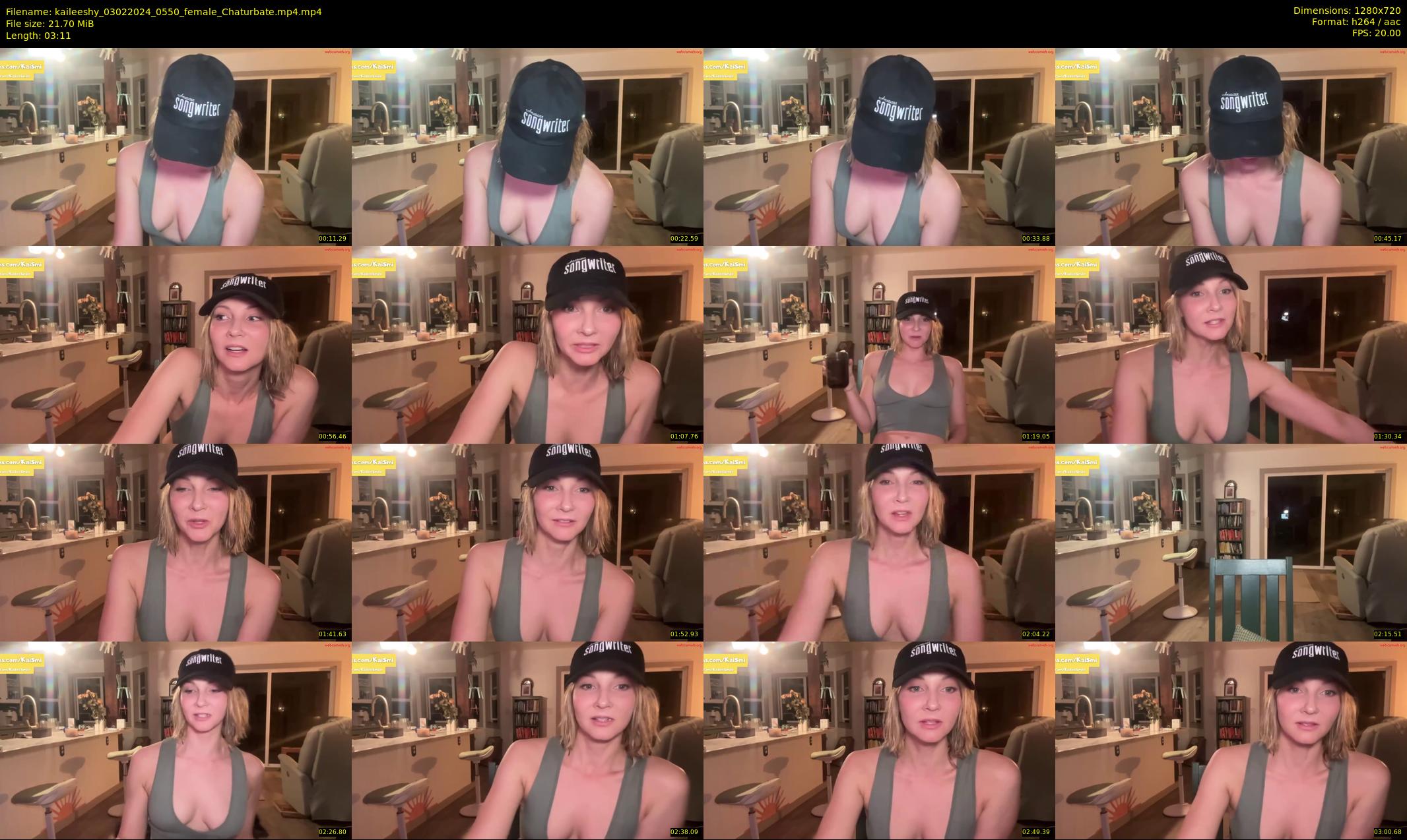 kaileeshy — 4 minute Chaturbate female cam show recording, 720p, Feb 3, 2024
