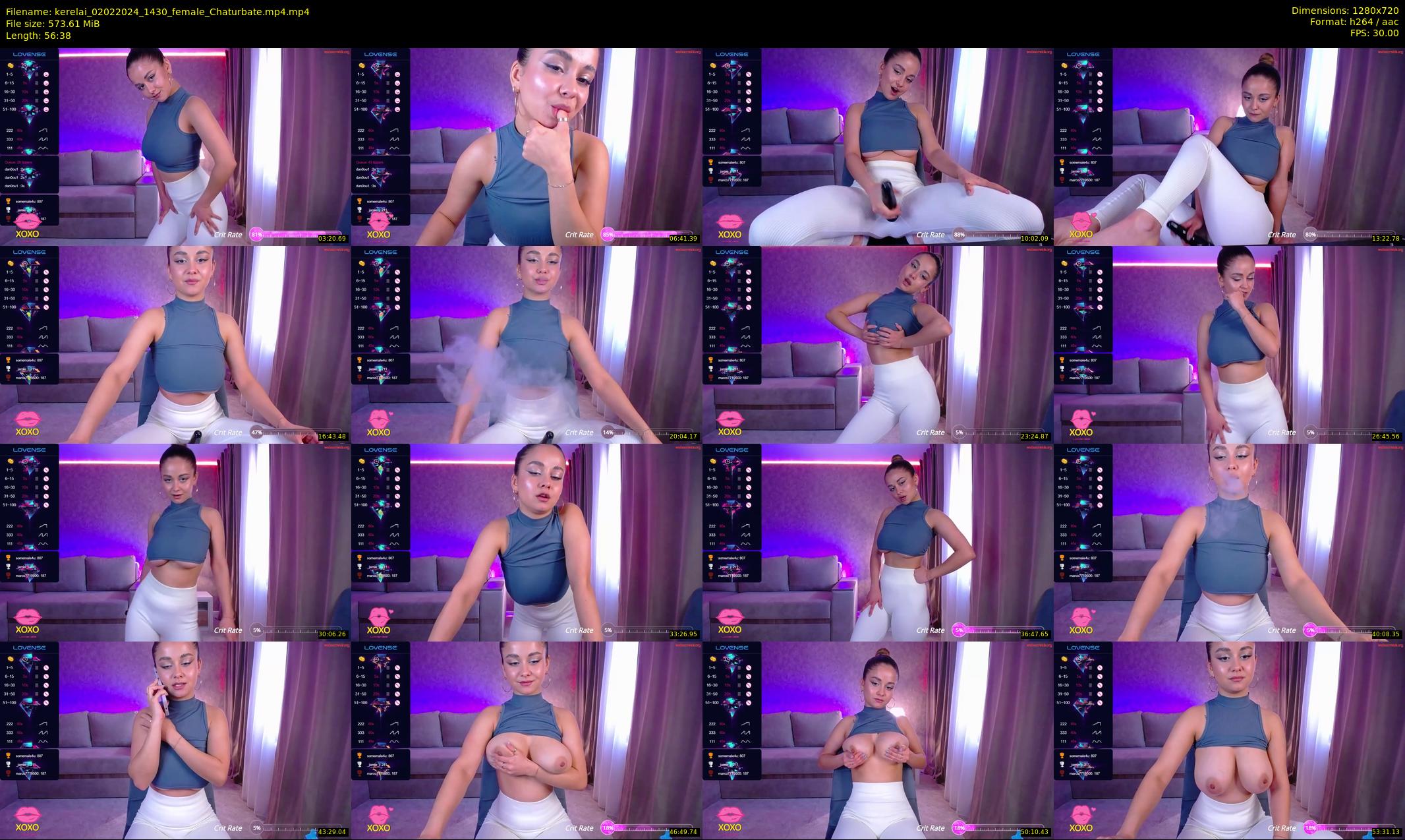 kerelai — 57 minute Chaturbate female cam show recording, 720p, Feb 2, 2024