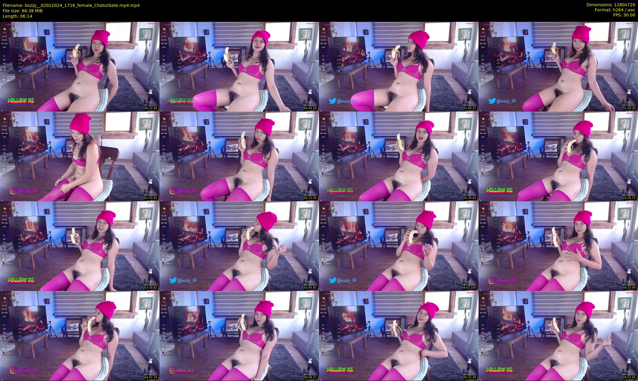 kozzy_ — 7 minute Chaturbate female cam show recording, 720p, Feb 2, 2024