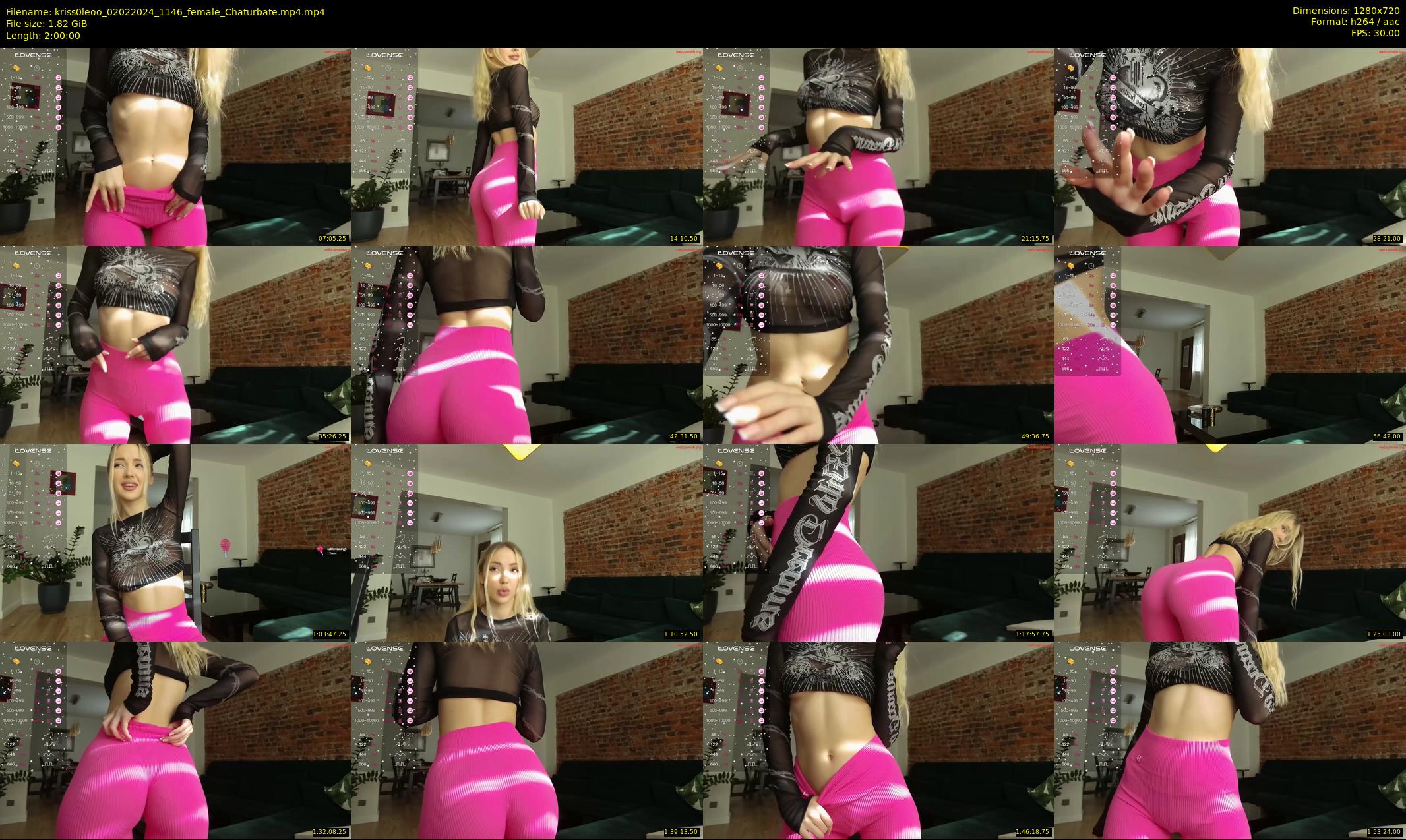 kriss0leoo — 120 minute Chaturbate couple cam show recording, 720p, Feb 2, 2024