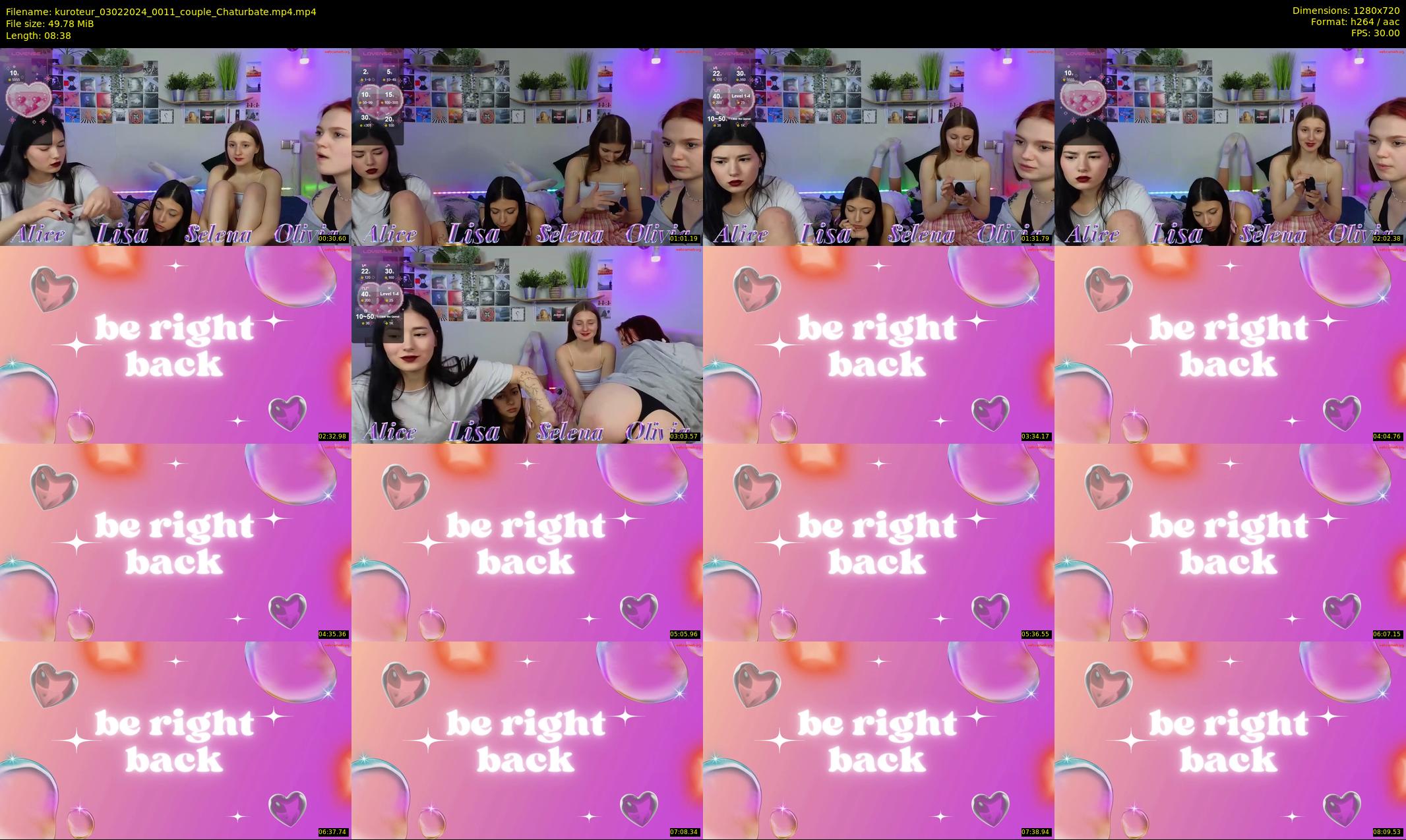 kuroteur — 9 minute Chaturbate couple cam show recording, 720p, Feb 3, 2024
