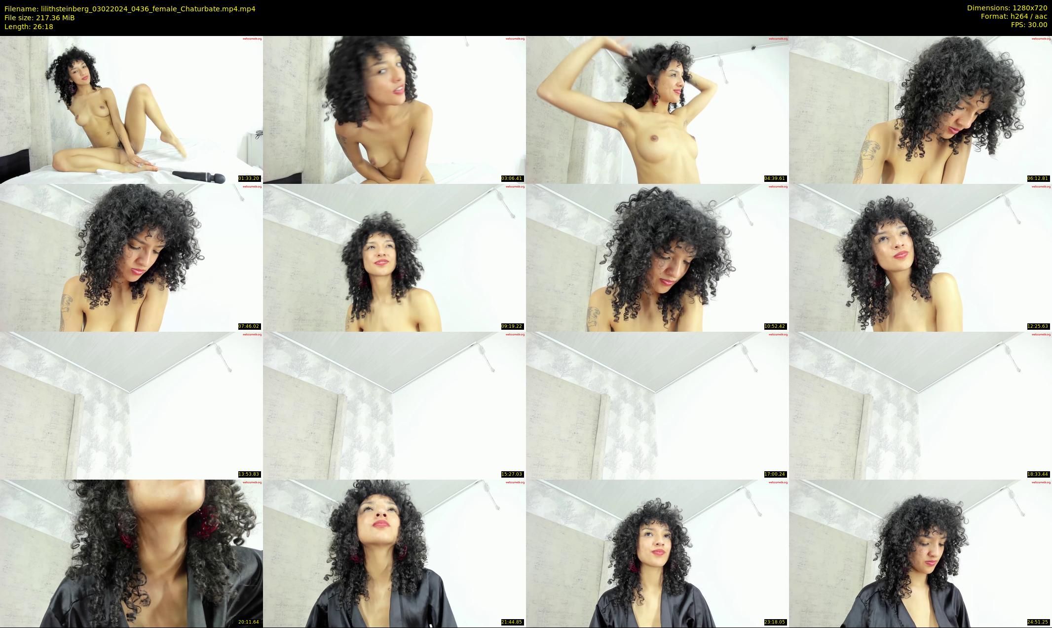 lilithsteinberg — 27 minute Chaturbate female cam show recording, 720p, Feb 3, 2024