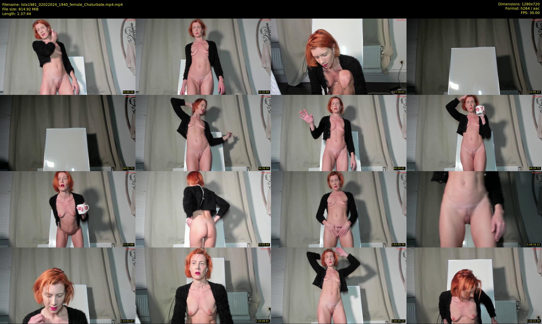 lola1981 — 98 minute Chaturbate female cam show recording, 720p, Feb 2, 2024