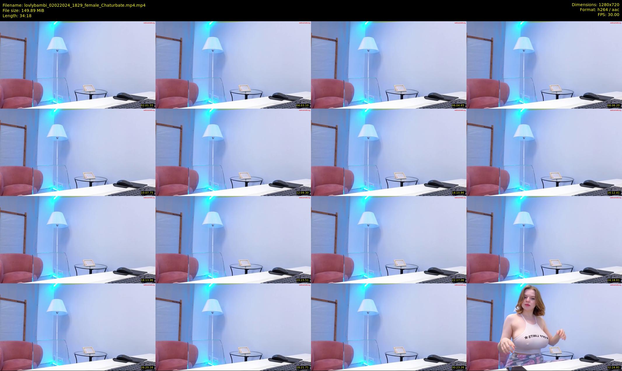 lovlybambi — 35 minute Chaturbate female cam show recording, 720p, Feb 2, 2024