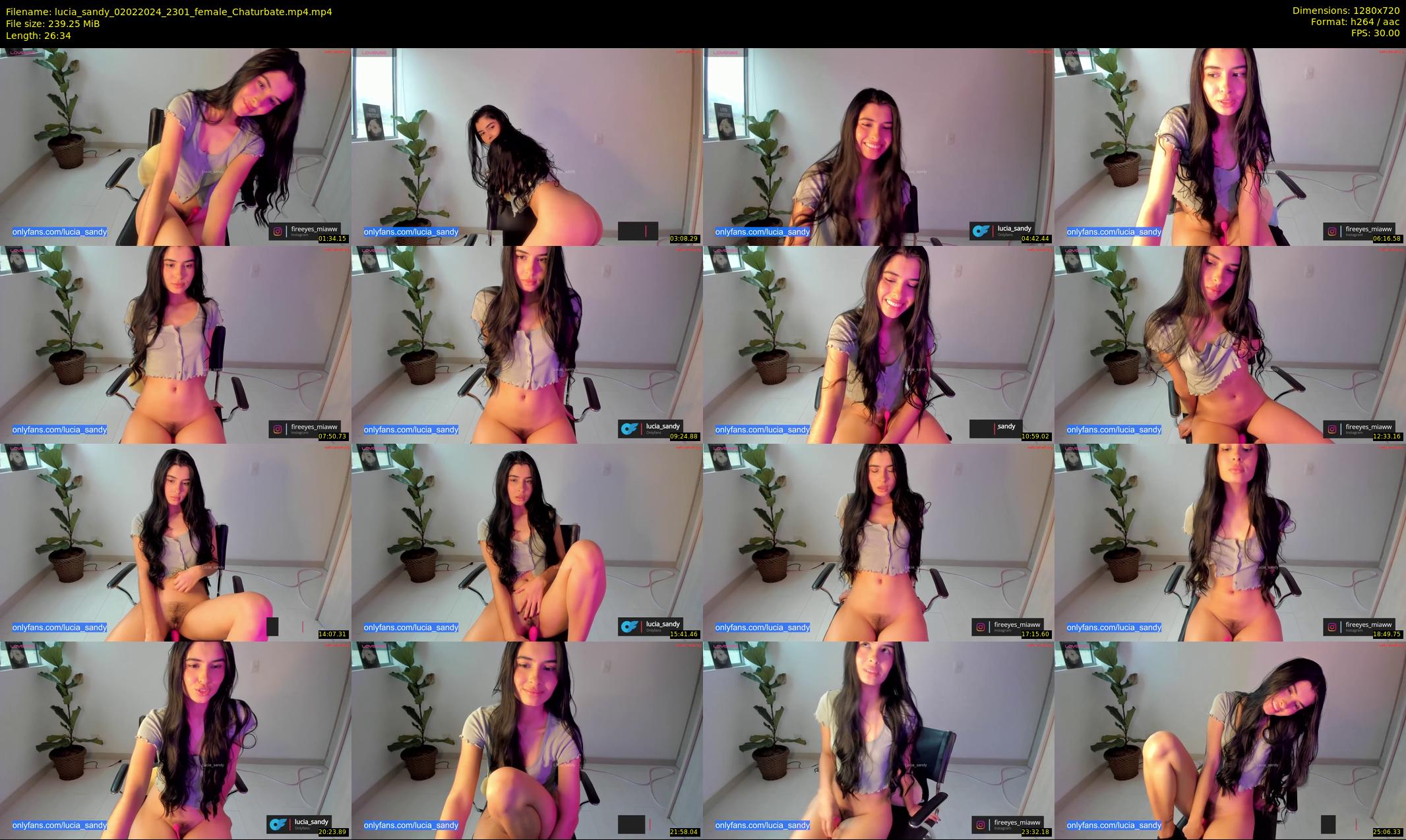 lucia_sandy — 27 minute Chaturbate female cam show recording, 720p, Feb 2, 2024
