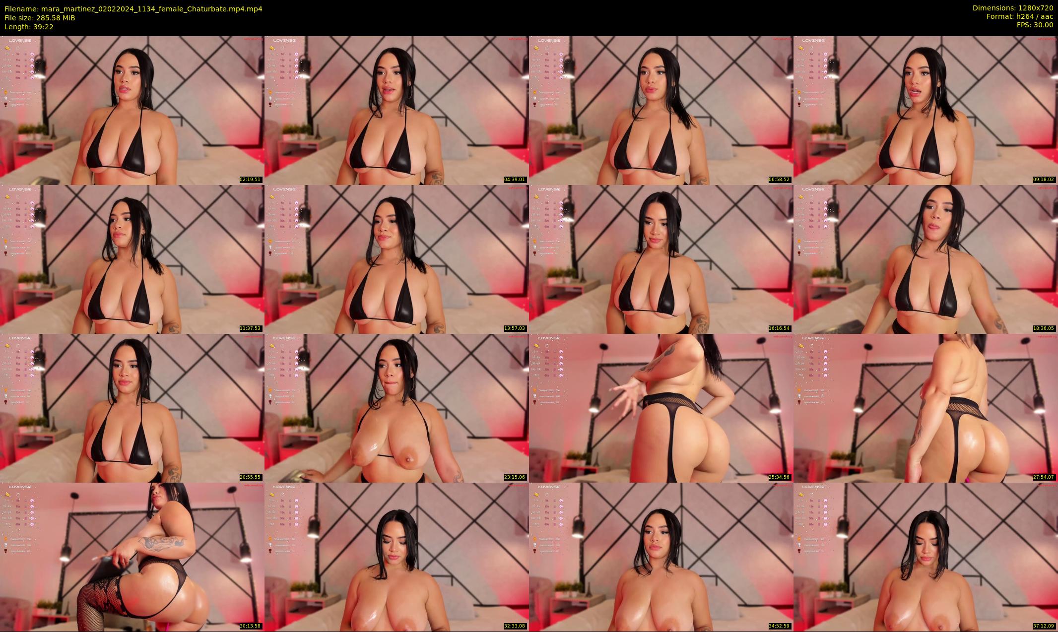 mara_martinez — 40 minute Chaturbate female cam show recording, 720p, Feb 2, 2024