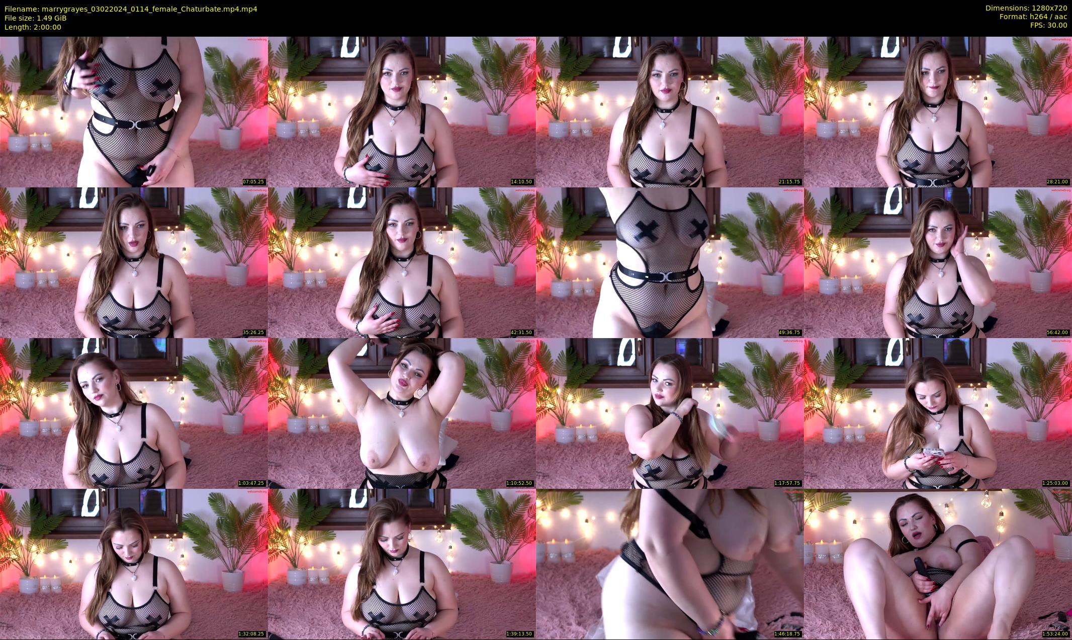 marrygrayes — 120 minute Chaturbate female cam show recording, 720p, Feb 3, 2024