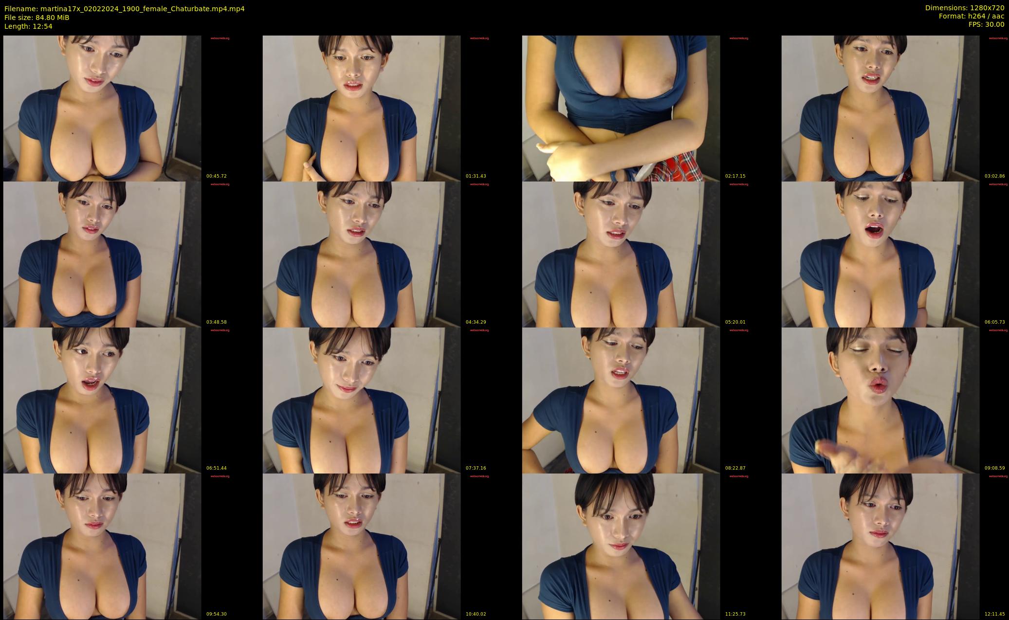 martina17x — 13 minute Chaturbate female cam show recording, 720p, Feb 2, 2024