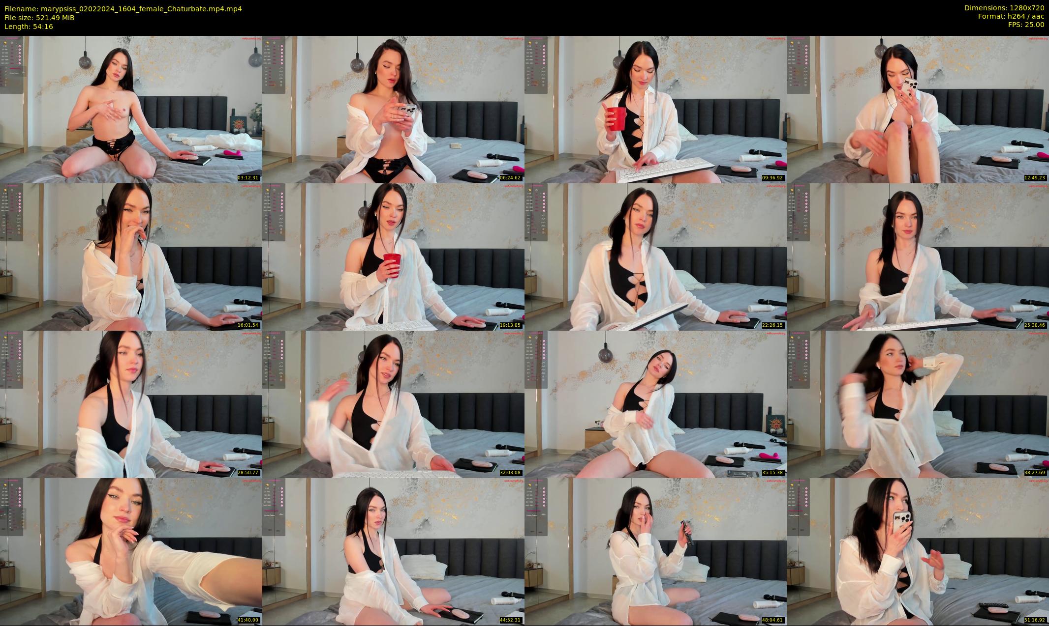 marypsiss — 55 minute Chaturbate female cam show recording, 720p, Feb 2, 2024