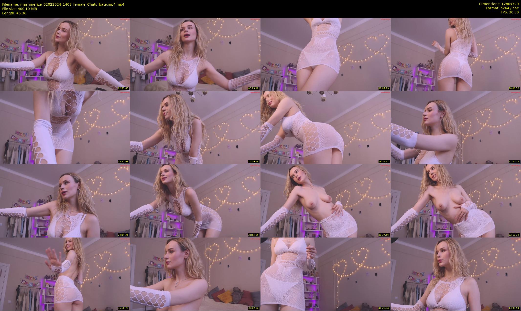 mashmerize — 46 minute Chaturbate female cam show recording, 720p, Feb 2, 2024