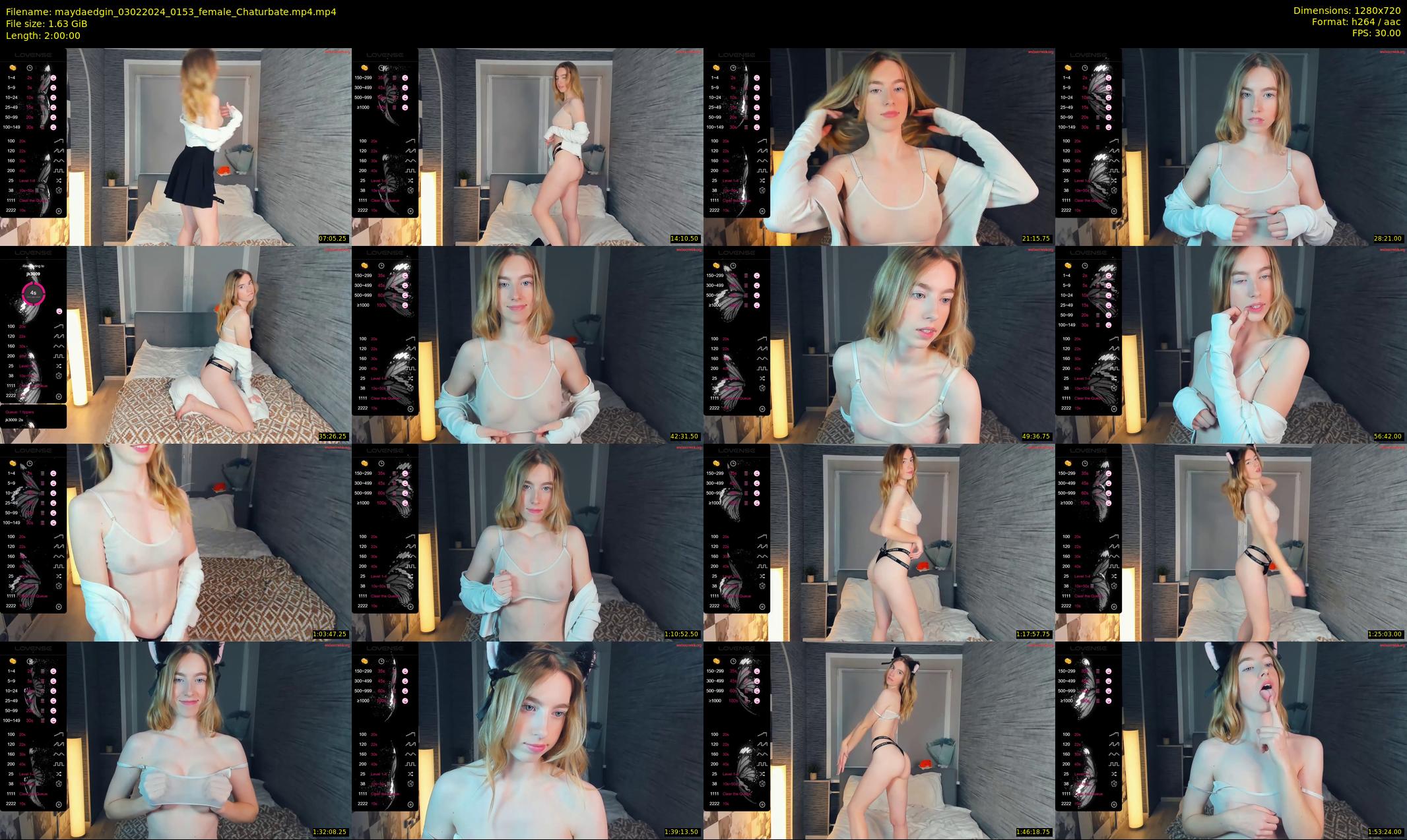 maydaedgin — 120 minute Chaturbate female cam show recording, 720p, Feb 3, 2024