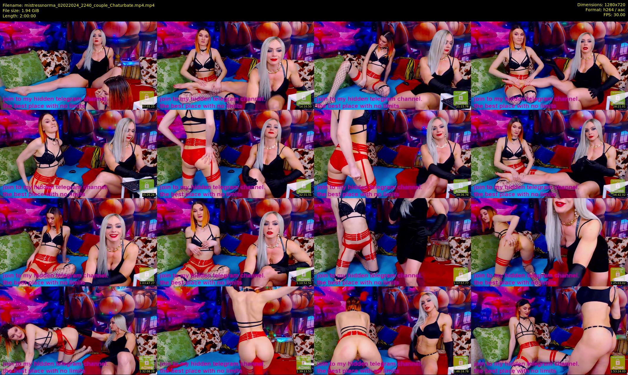 mistressnorma — 120 minute Chaturbate female cam show recording, 720p, Feb 2, 2024