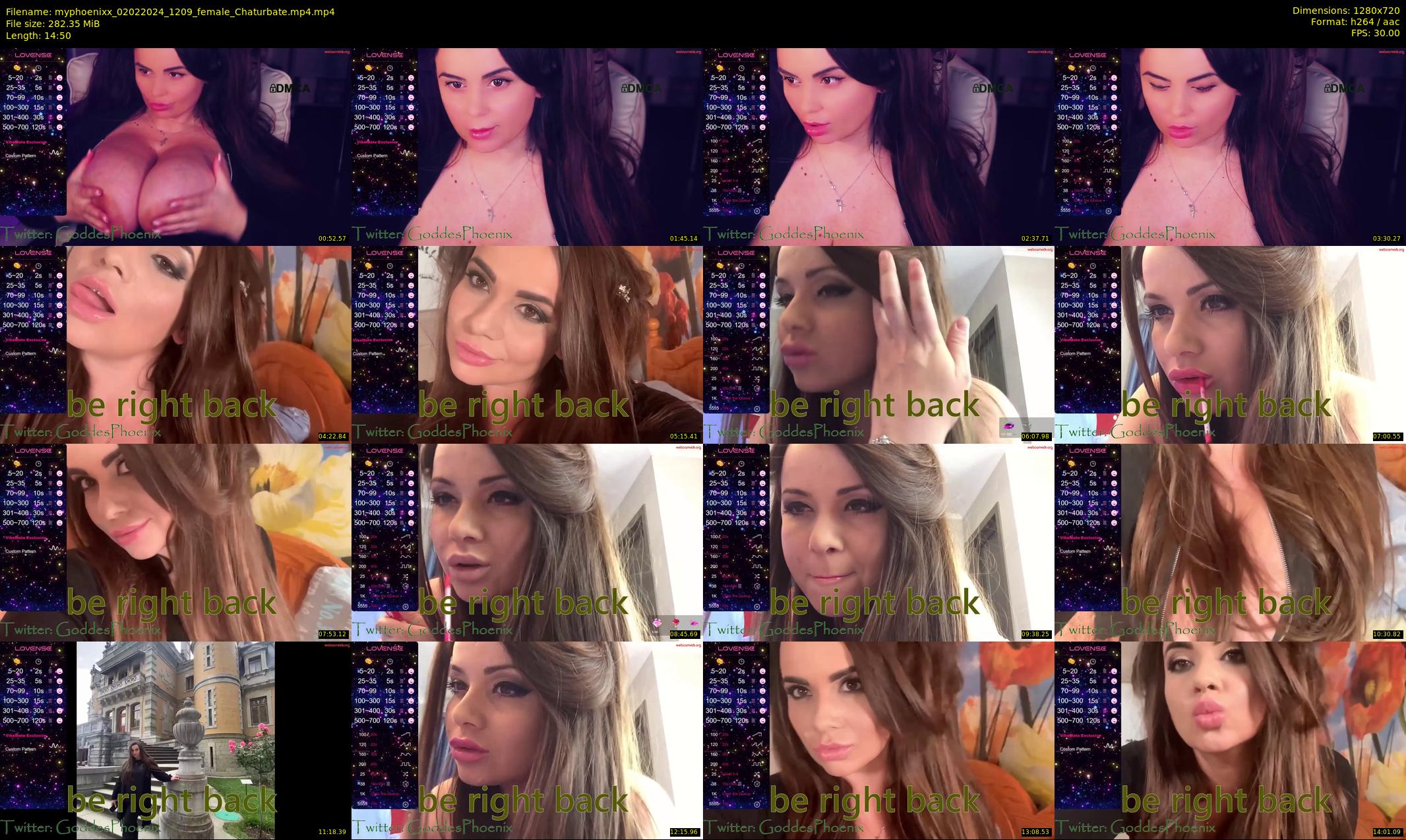myphoenixx — 15 minute Chaturbate female cam show recording, 720p, Feb 2, 2024