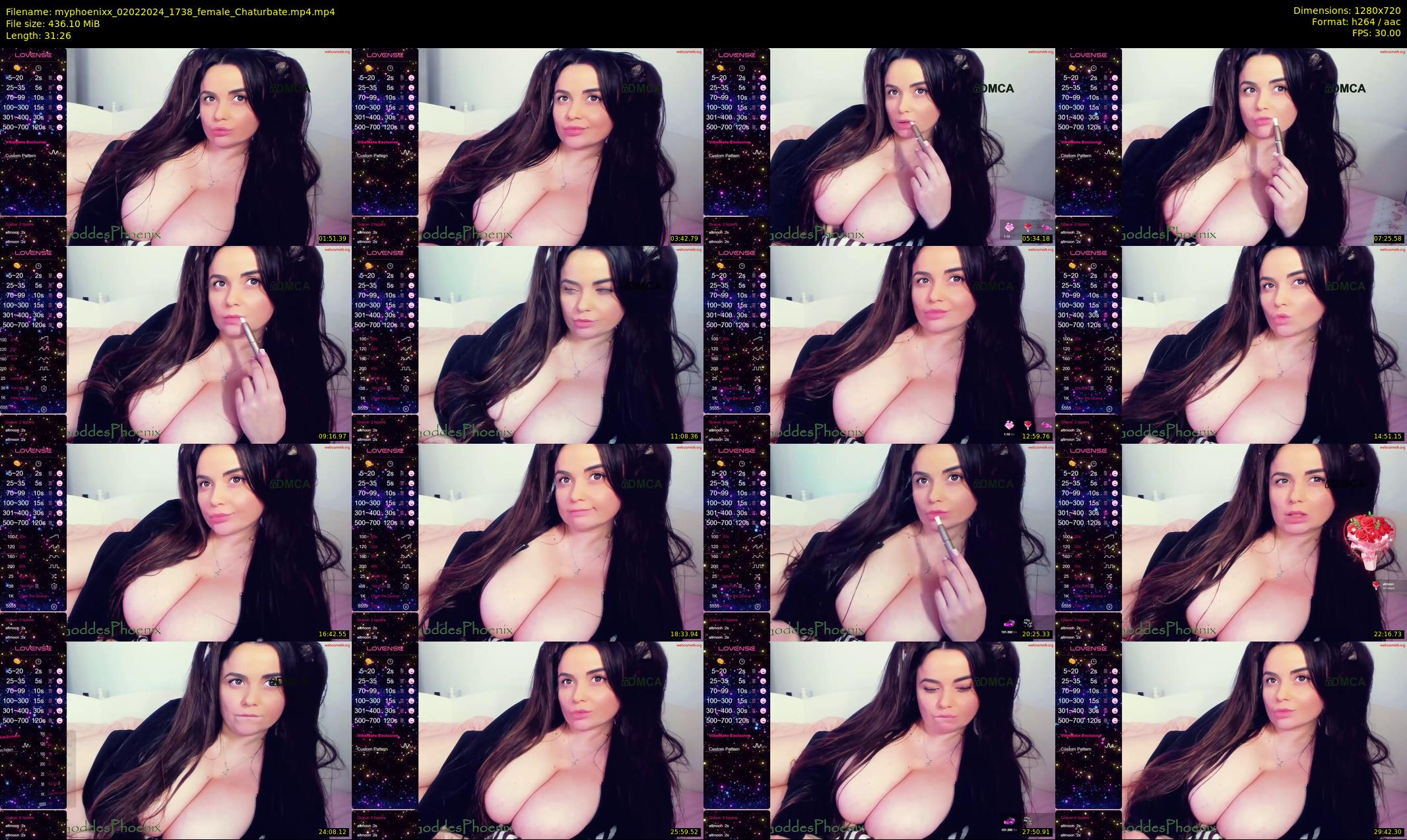 myphoenixx — 32 minute Chaturbate female cam show recording, 720p, Feb 2, 2024