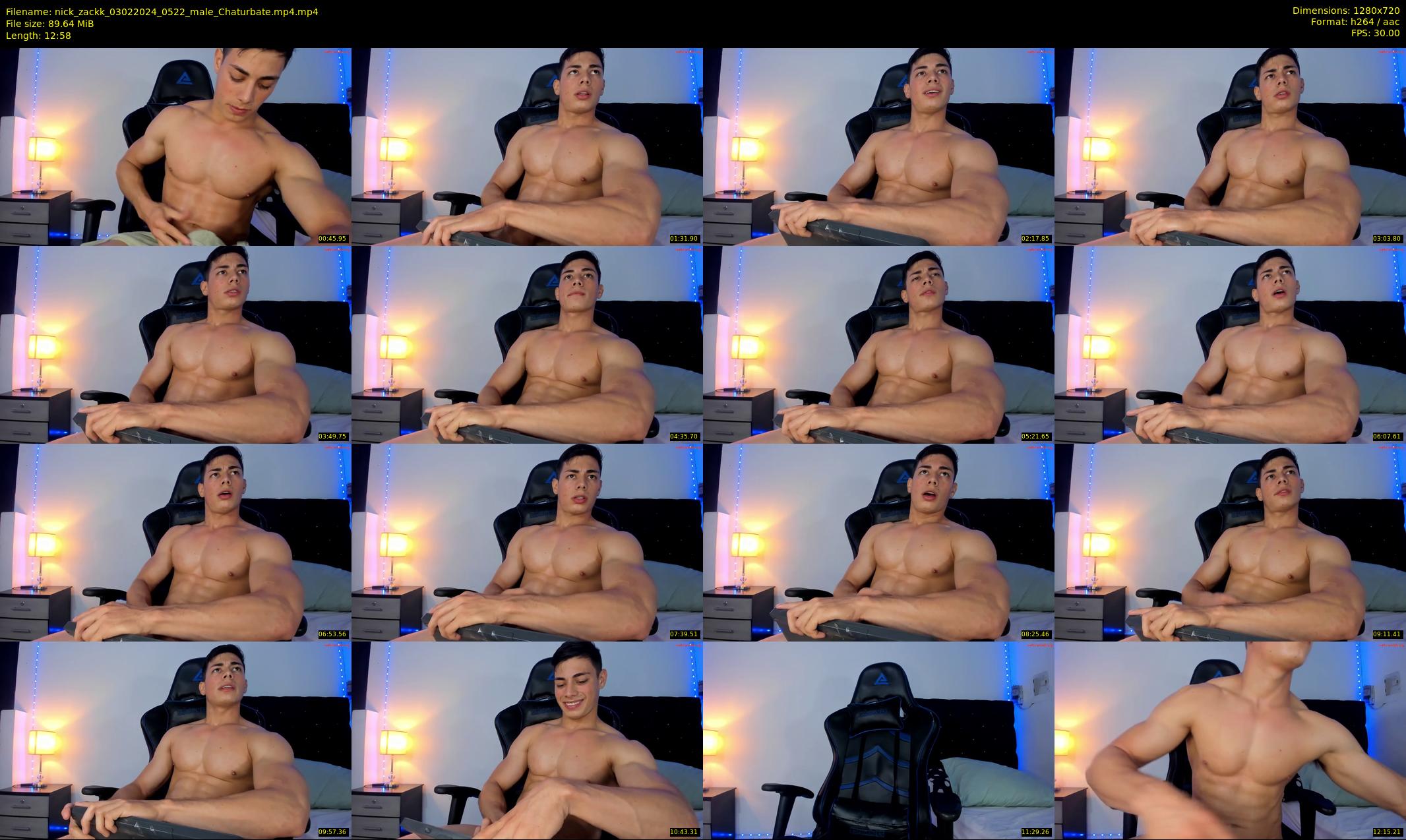 nick_zackk — 13 minute Chaturbate male cam show recording, 720p, Feb 3, 2024