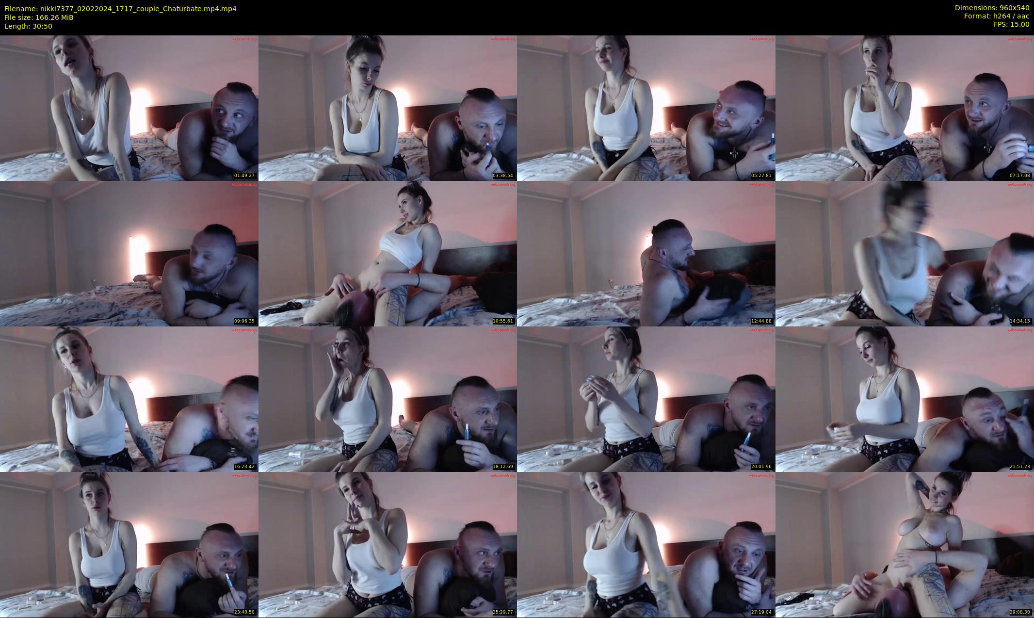 nikki7377 — 31 minute Chaturbate couple cam show recording, 480p, Feb 2, 2024