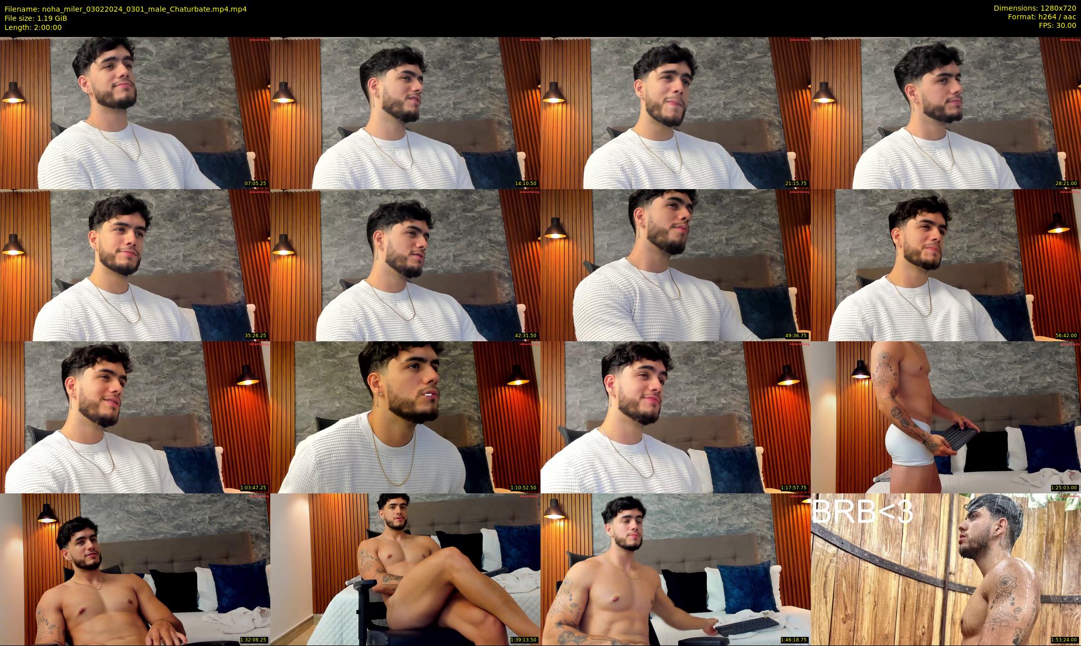 noha_miler — 120 minute Chaturbate male cam show recording, 720p, Feb 3, 2024
