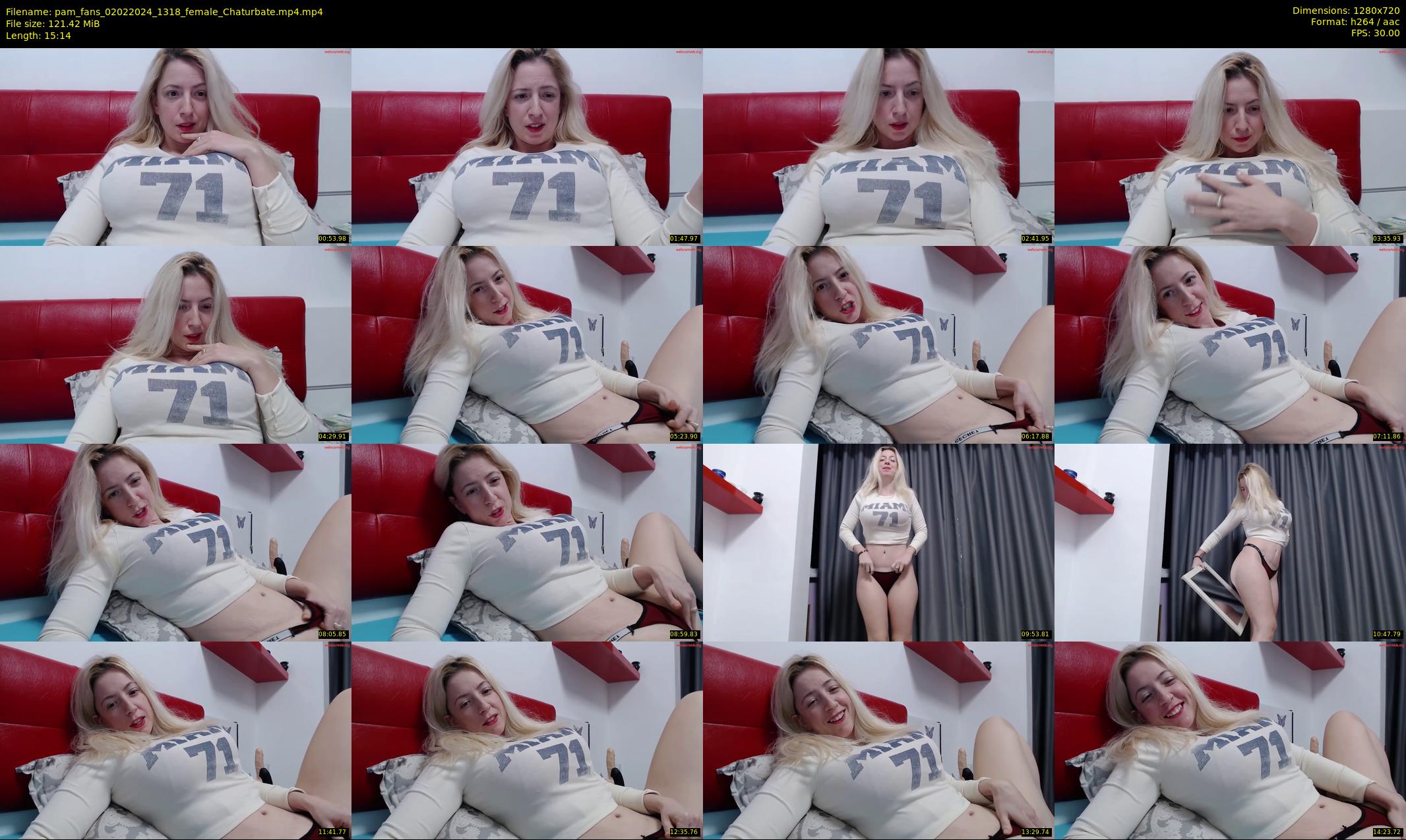 pam_fans — 16 minute Chaturbate female cam show recording, 720p, Feb 2, 2024