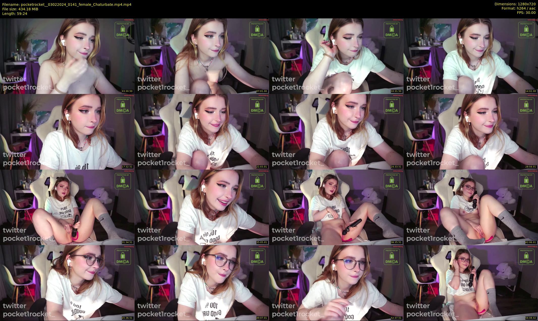 pocketrocket_ — 60 minute Chaturbate female cam show recording, 720p, Feb 3, 2024