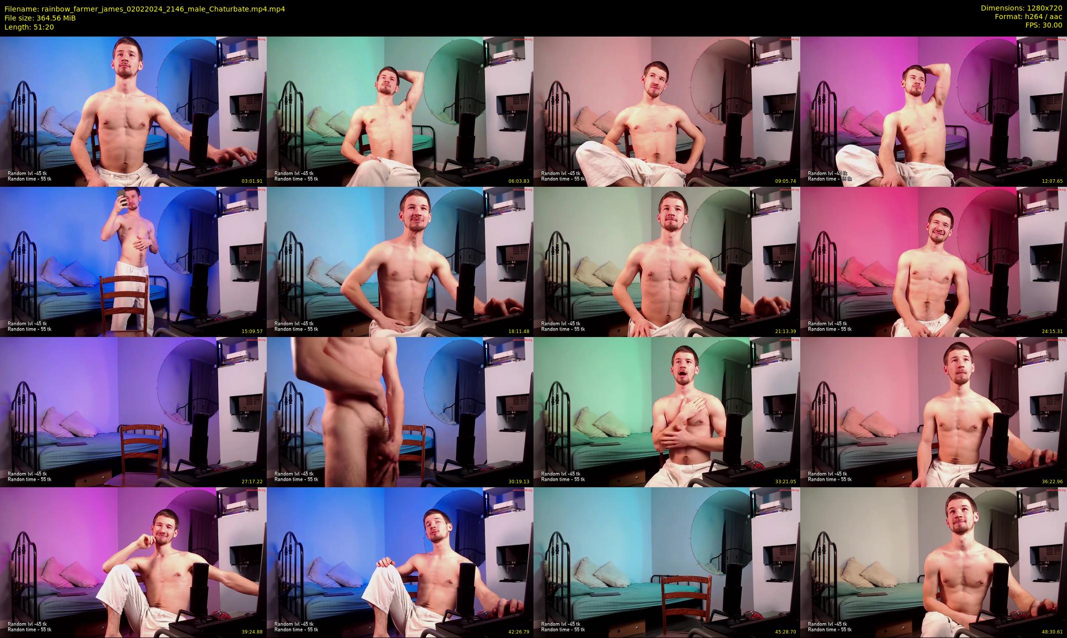 rainbow_farmer_james — 52 minute Chaturbate male cam show recording, 720p, Feb 2, 2024
