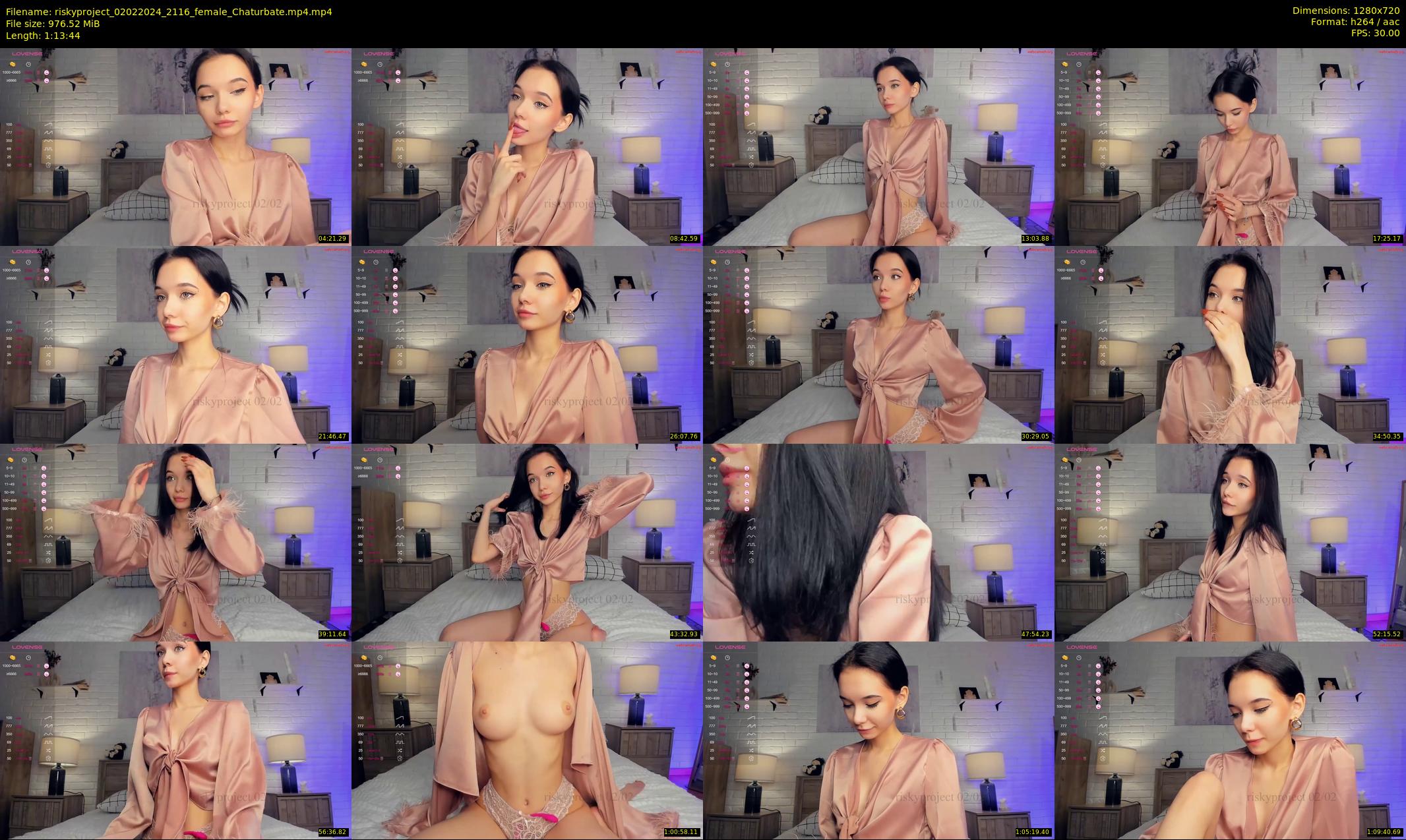riskyproject — 74 minute Chaturbate couple cam show recording, 720p, Feb 2, 2024