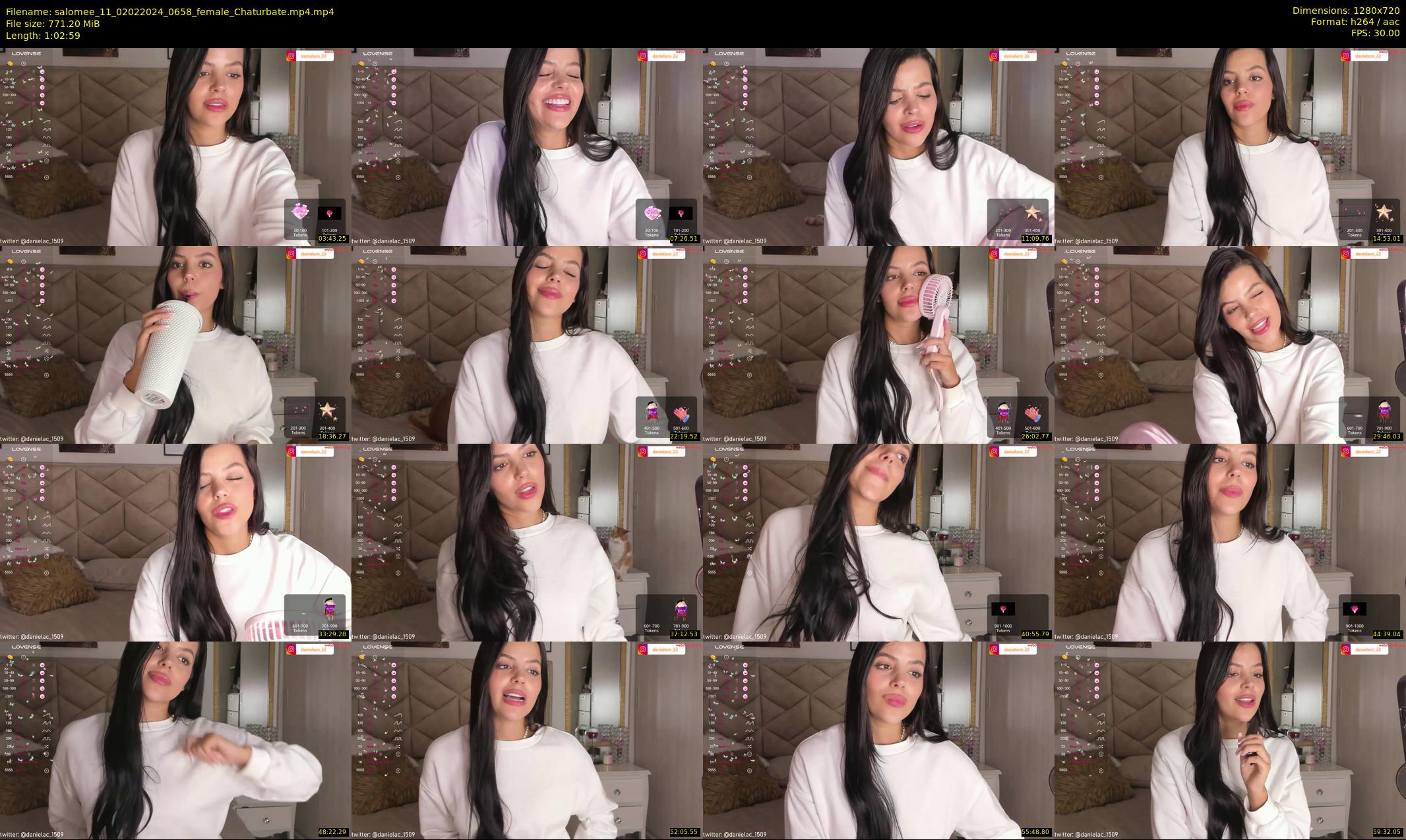 salomee_11 — 63 minute Chaturbate female cam show recording, 720p, Feb 2, 2024