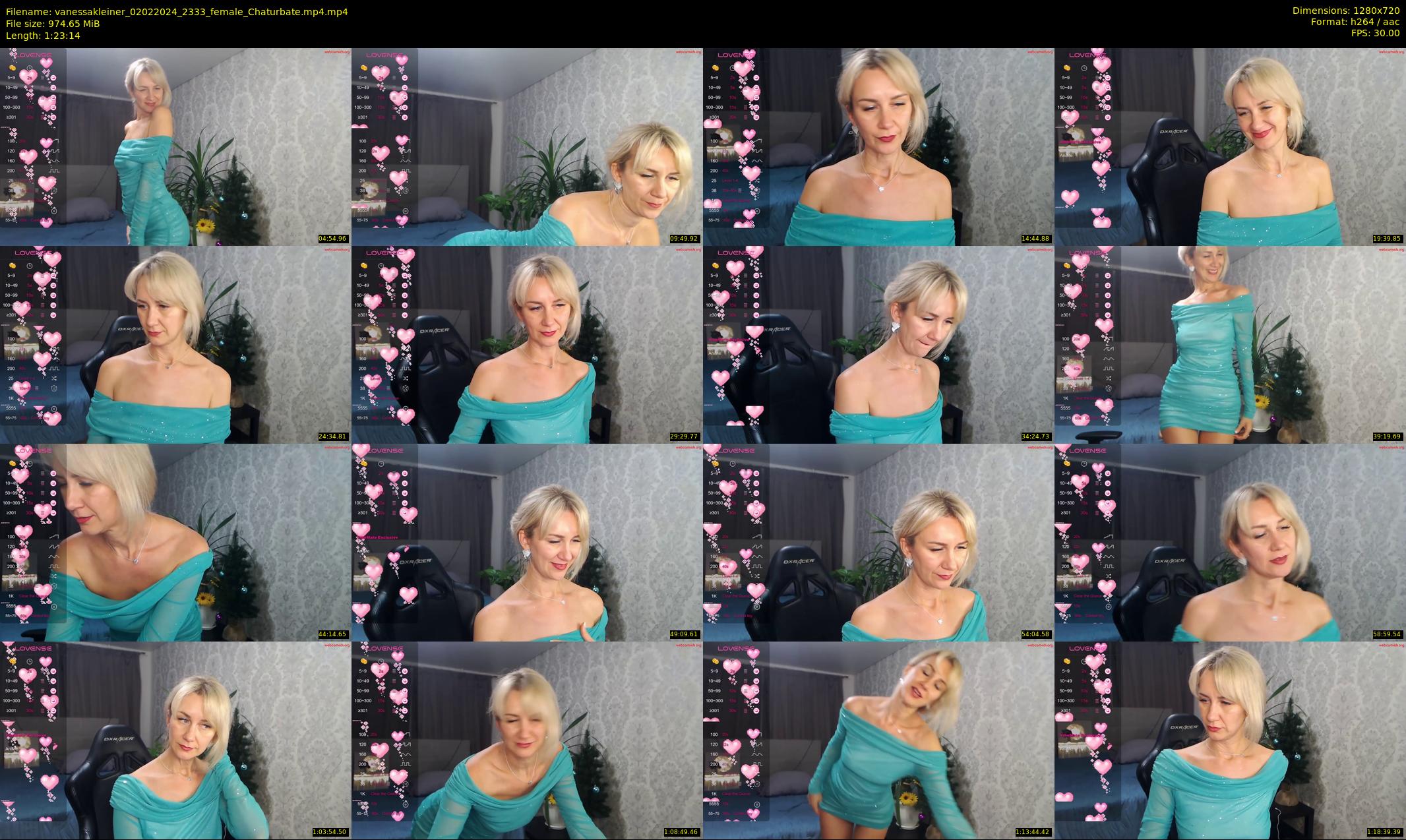 vanessakleiner — 84 minute Chaturbate female cam show recording, 720p, Feb 2, 2024