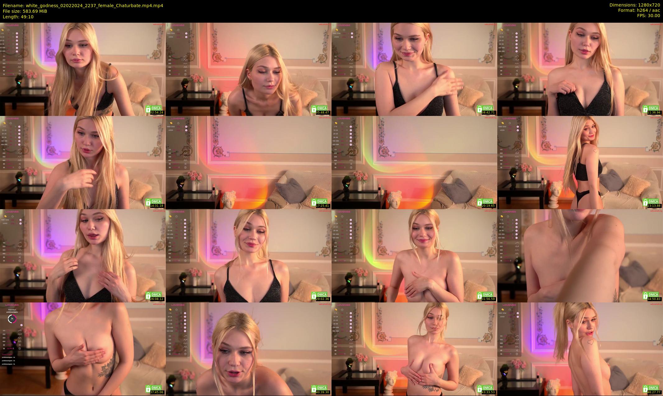 white_godness — 50 minute Chaturbate female cam show recording, 720p, Feb 2, 2024