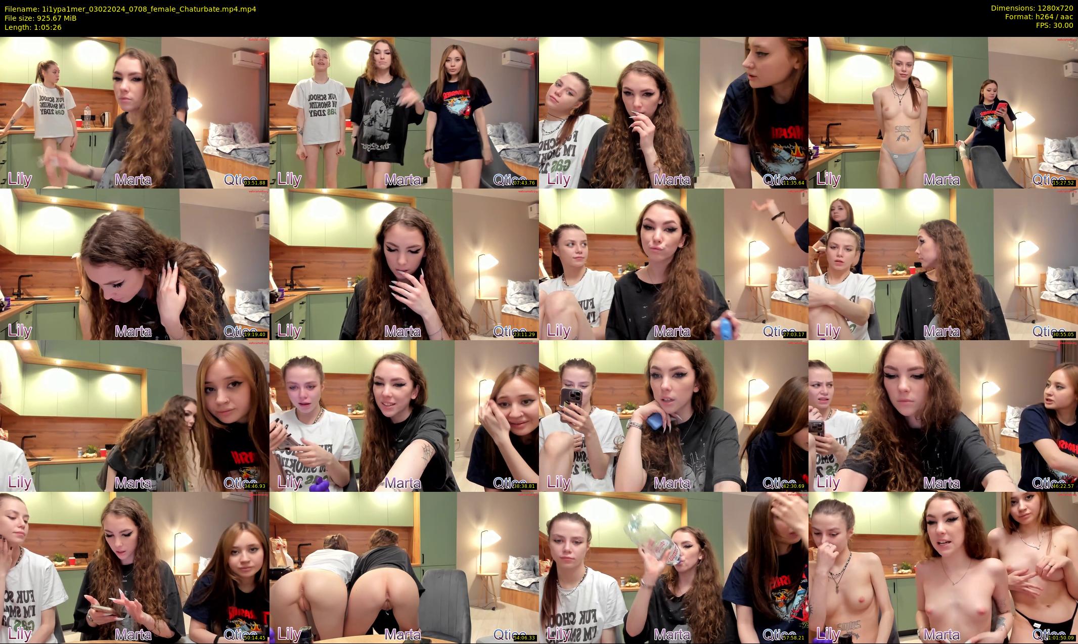 1i1ypa1mer — 66 minute Chaturbate female cam show recording, 720p, Feb 3, 2024