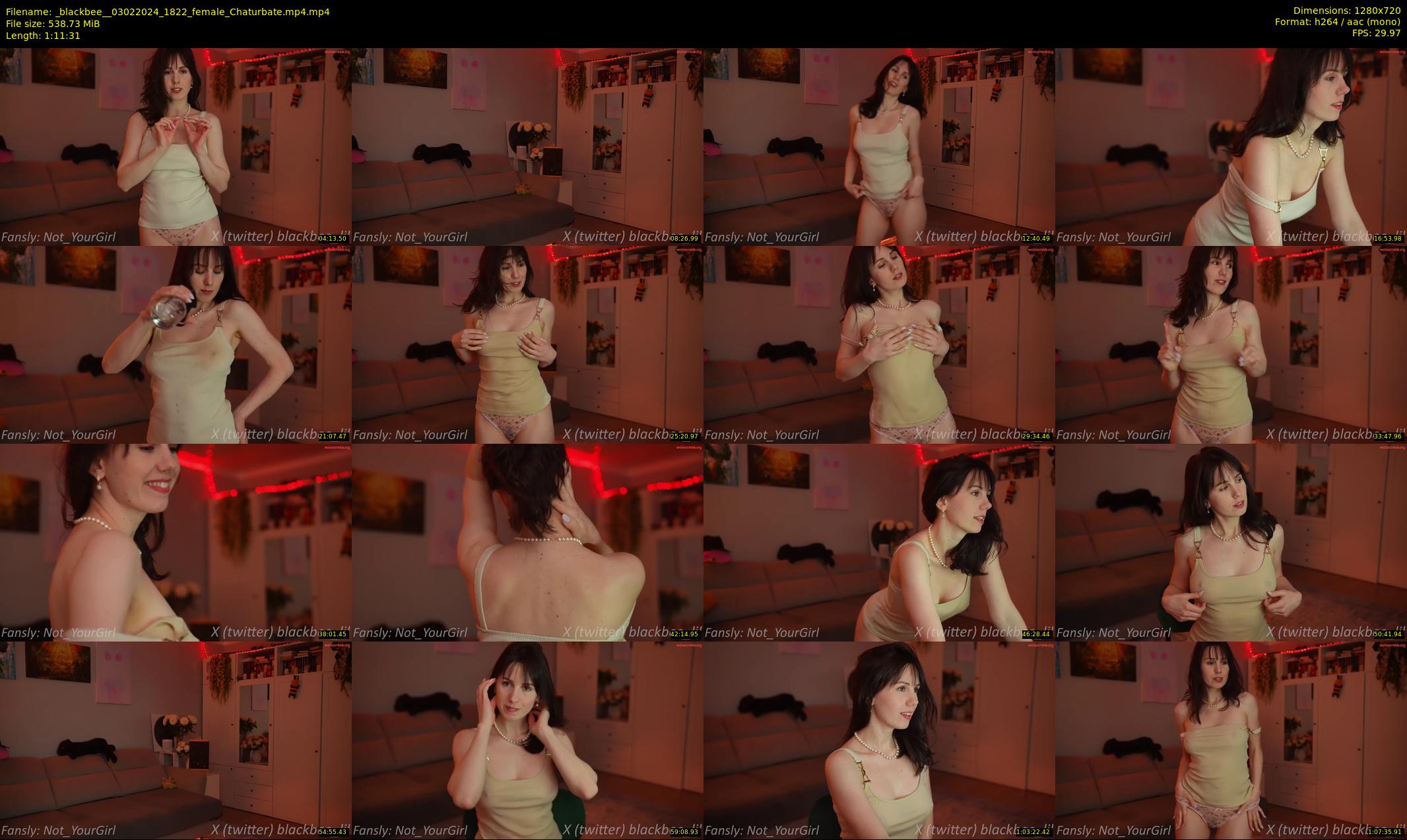 _blackbee_ — 72 minute Chaturbate female cam show recording, 720p, Feb 3, 2024