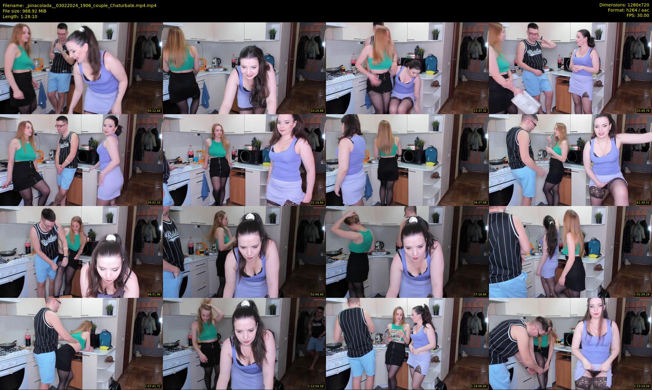 _pinacolada_ — 89 minute Chaturbate couple cam show recording, 720p, Feb 3, 2024
