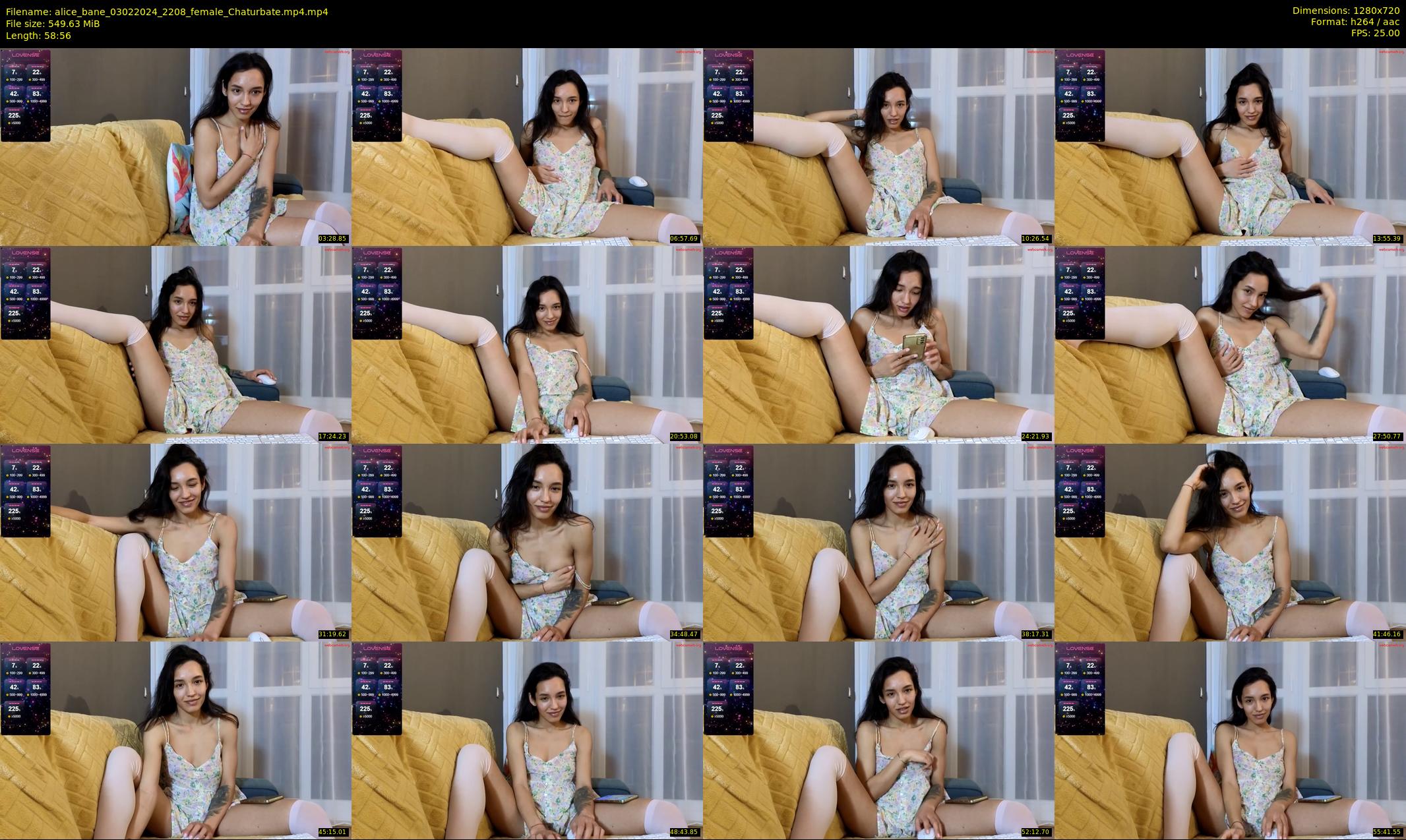alice_bane — 59 minute Chaturbate female cam show recording, 720p, Feb 3, 2024