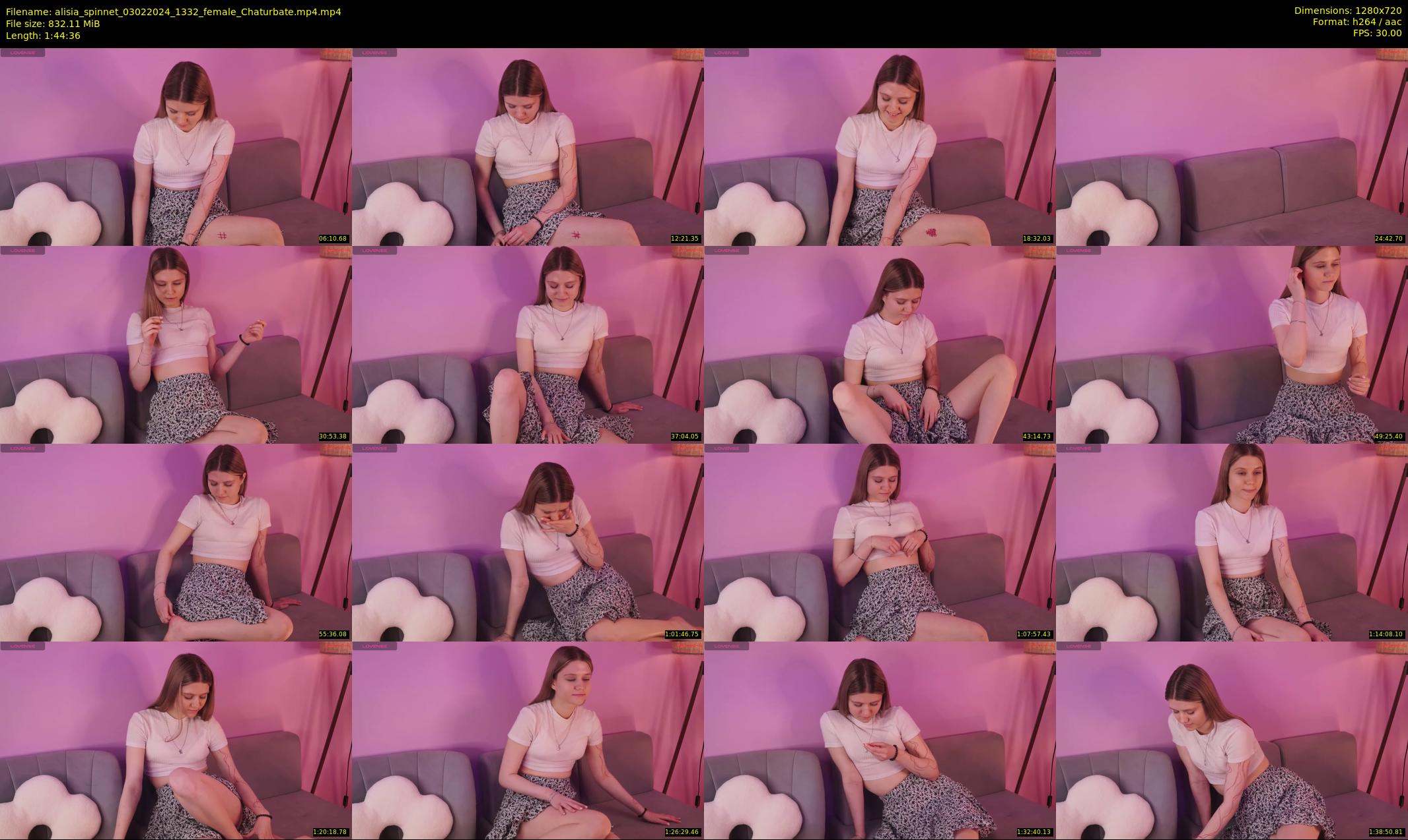 alisia_spinnet — 105 minute Chaturbate female cam show recording, 720p, Feb 3, 2024