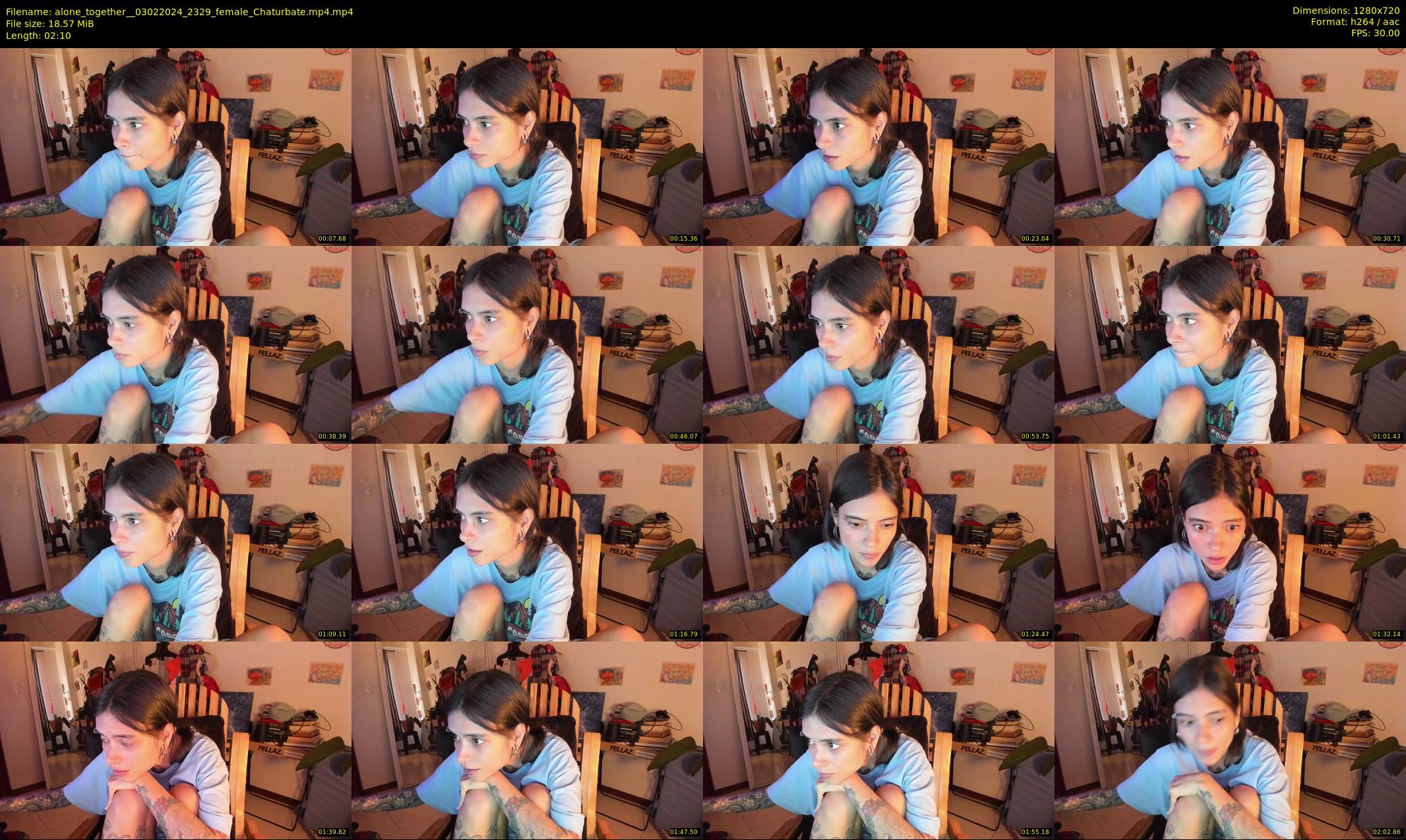 alone_together_ — 3 minute Chaturbate female cam show recording, 720p, Feb 3, 2024