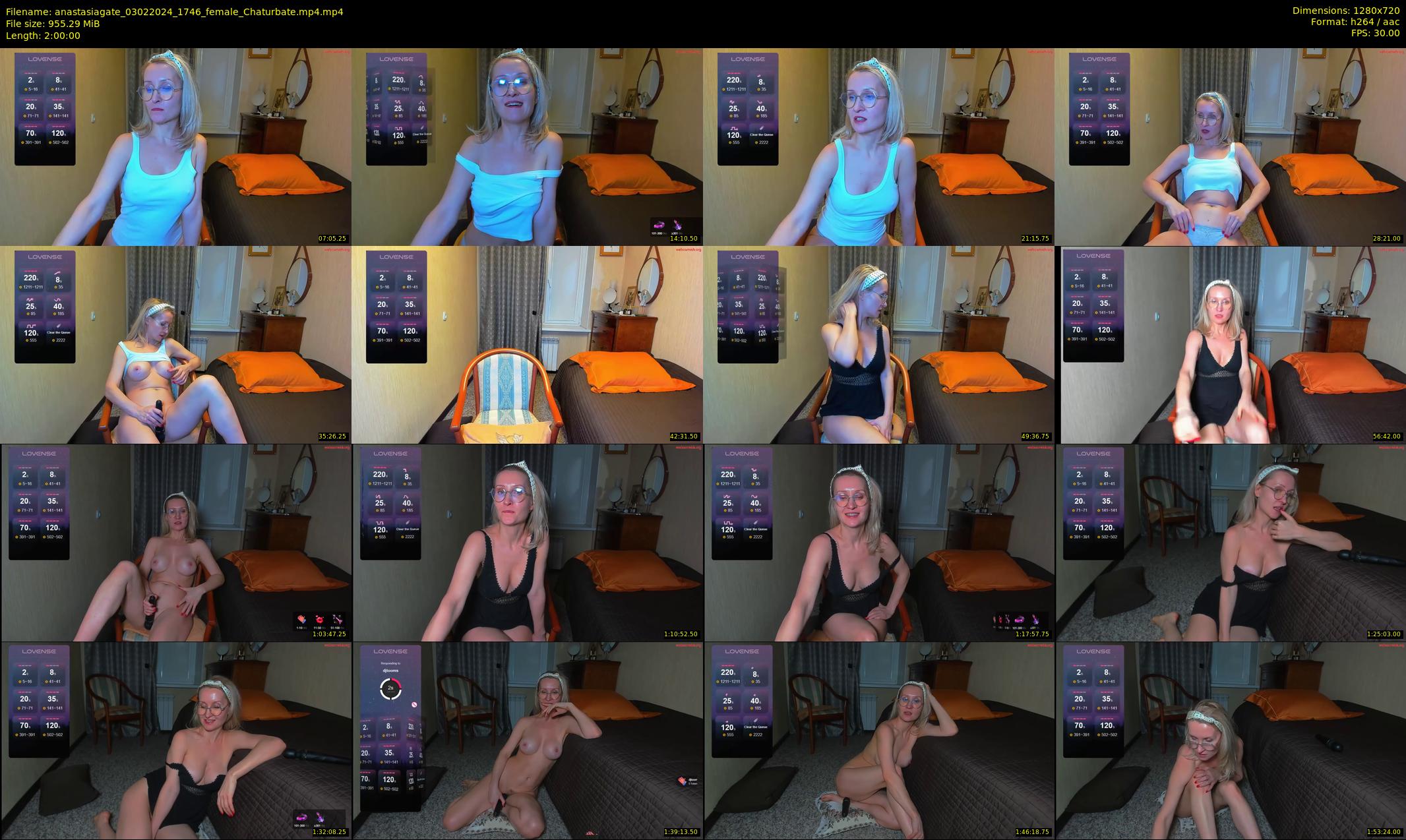 anastasiagate — 120 minute Chaturbate female cam show recording, 720p, Feb 3, 2024