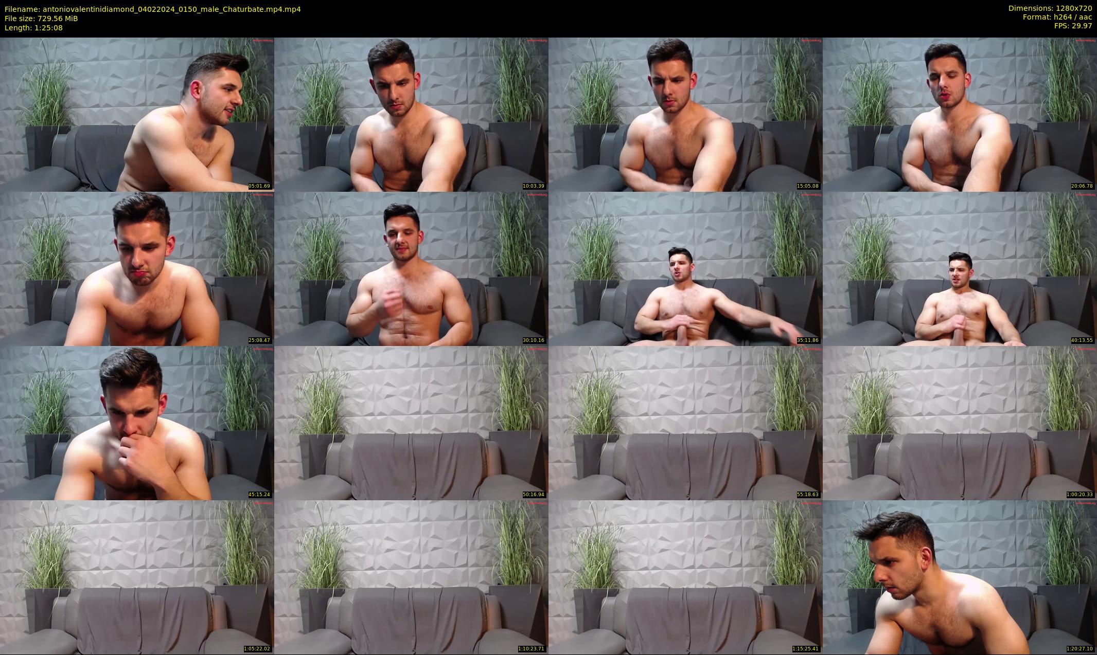 antoniovalentinidiamond — 86 minute Chaturbate male cam show recording, 720p, Feb 4, 2024